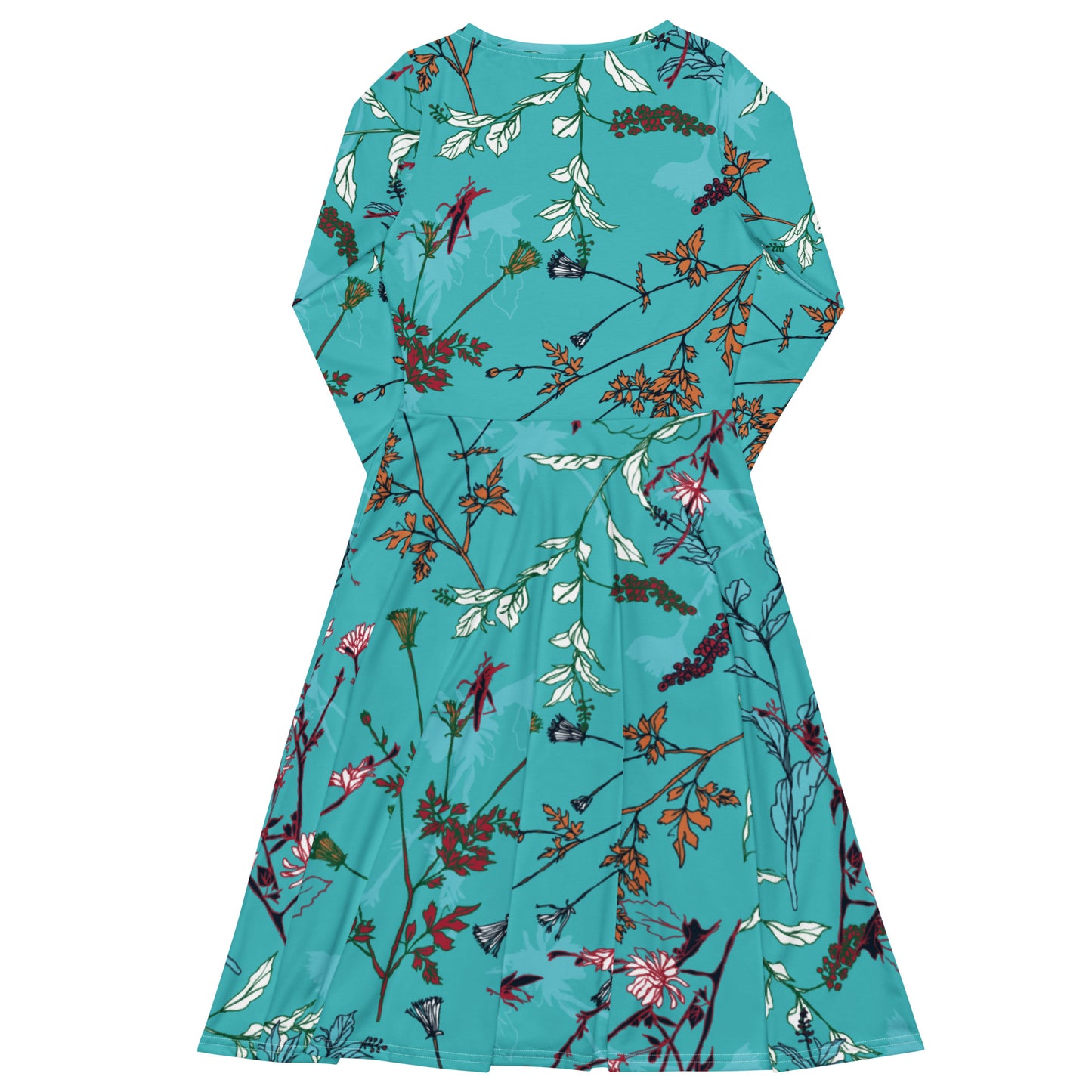 Hailey Long Sleeve Midi Dress - Activewear Well