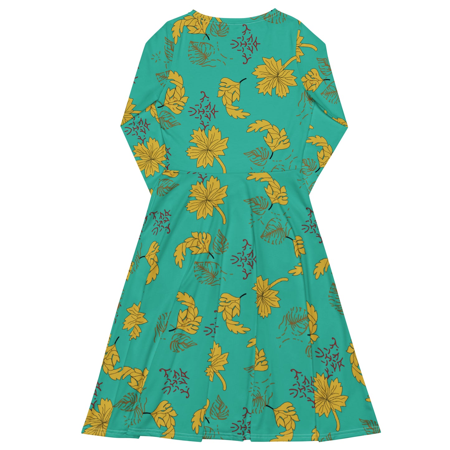 Lily Long Sleeve Midi Dress - Activewear Well