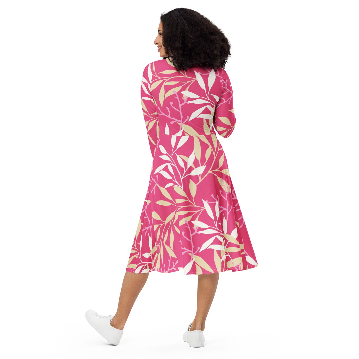 Willow Long Sleeve Midi Dress - Activewear Well