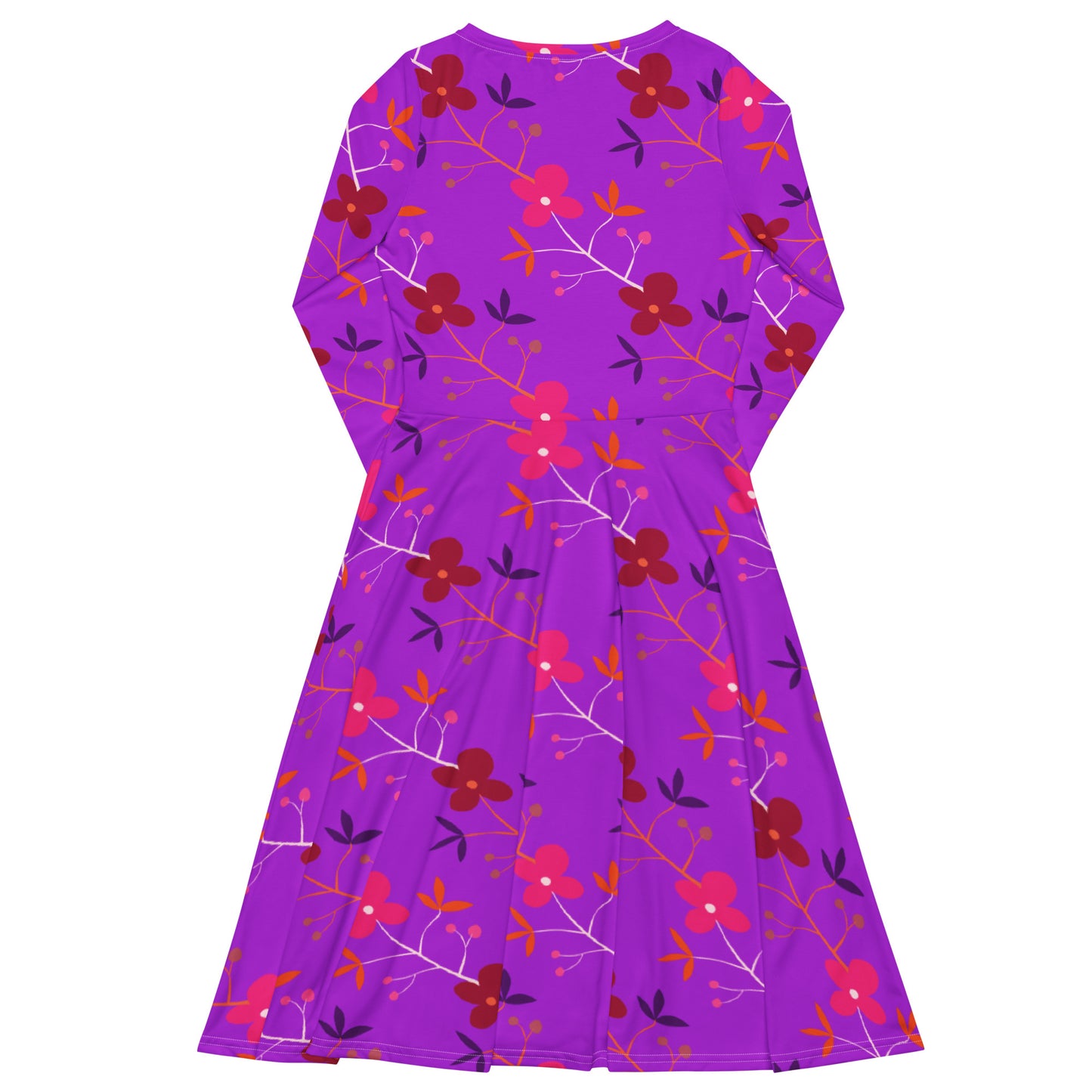 Kayla Long Sleeve Midi Dress - Activewear Well