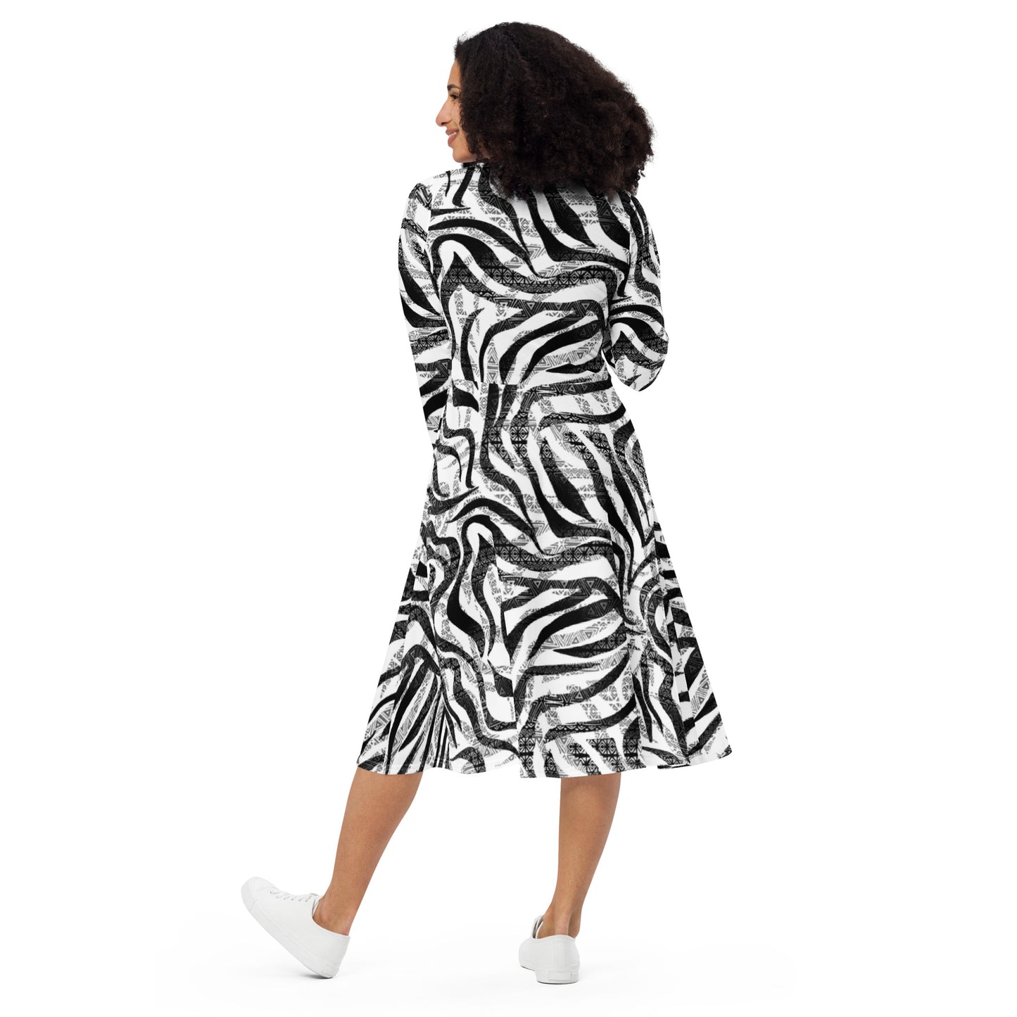 Tiffany Sleeve Midi Dress - Activewear Well