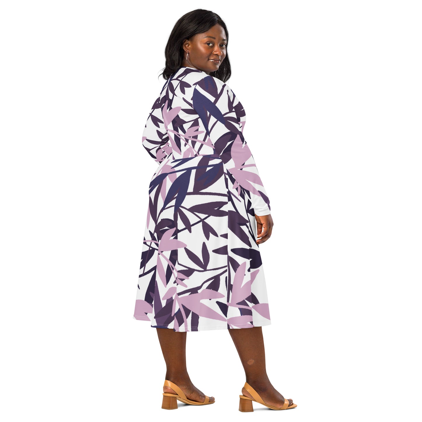 Brooke Long Sleeve Midi Dress - Activewear Well