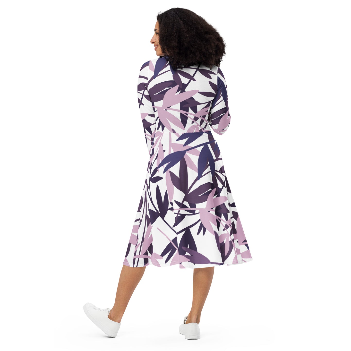 Brooke Long Sleeve Midi Dress - Activewear Well