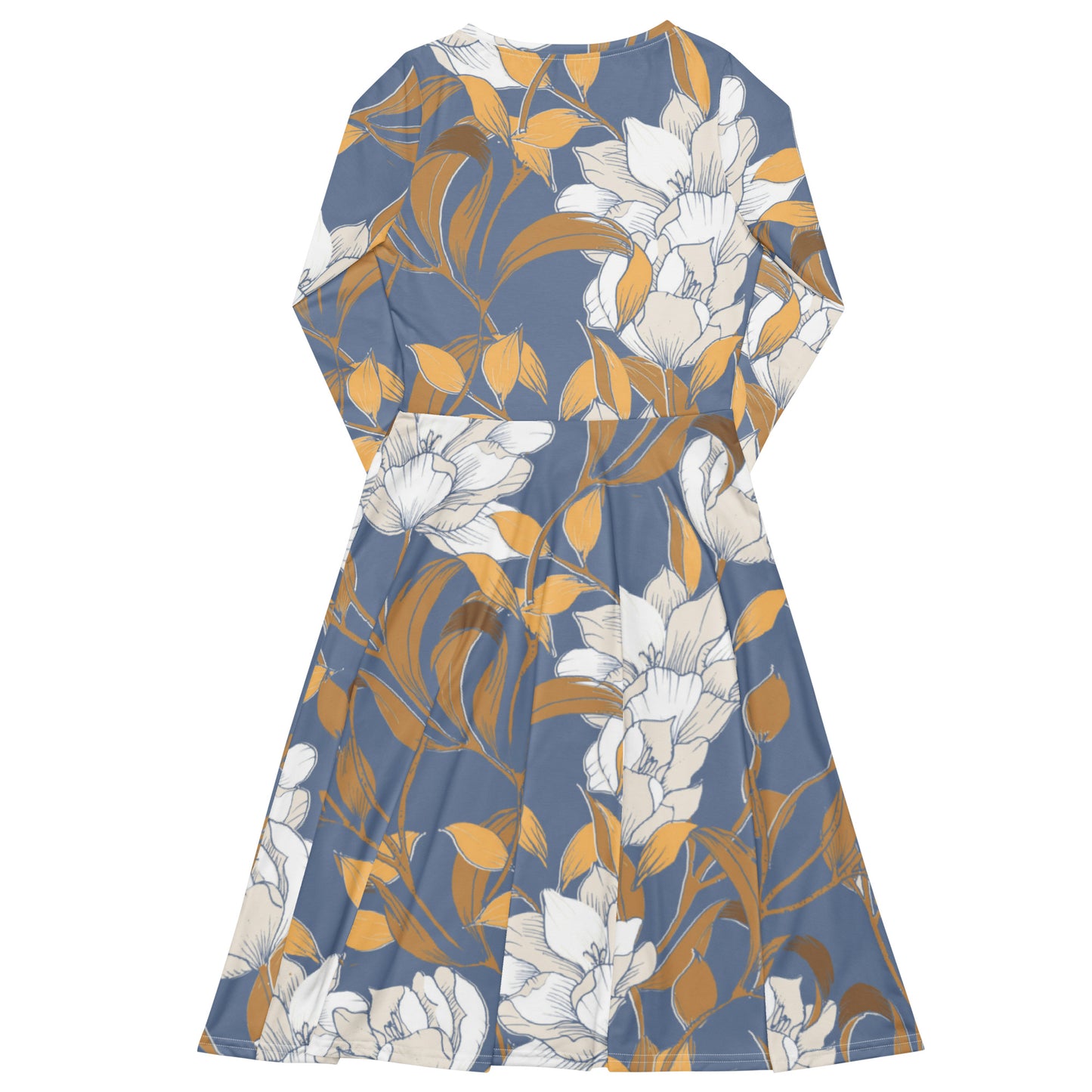 Kristen Long Sleeve Midi Dress - Activewear Well