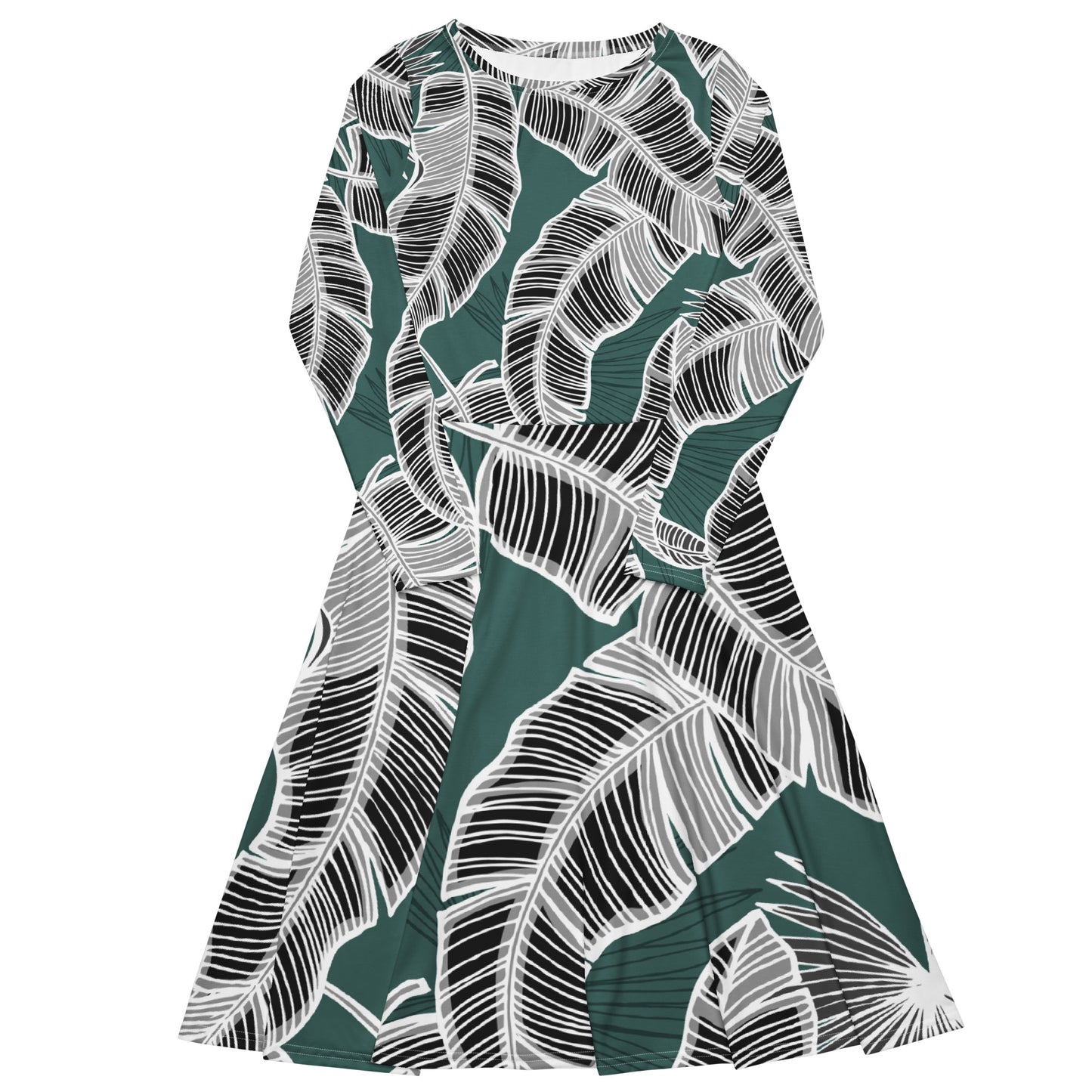 Olivia Long Sleeve Midi Dress - Activewear Well