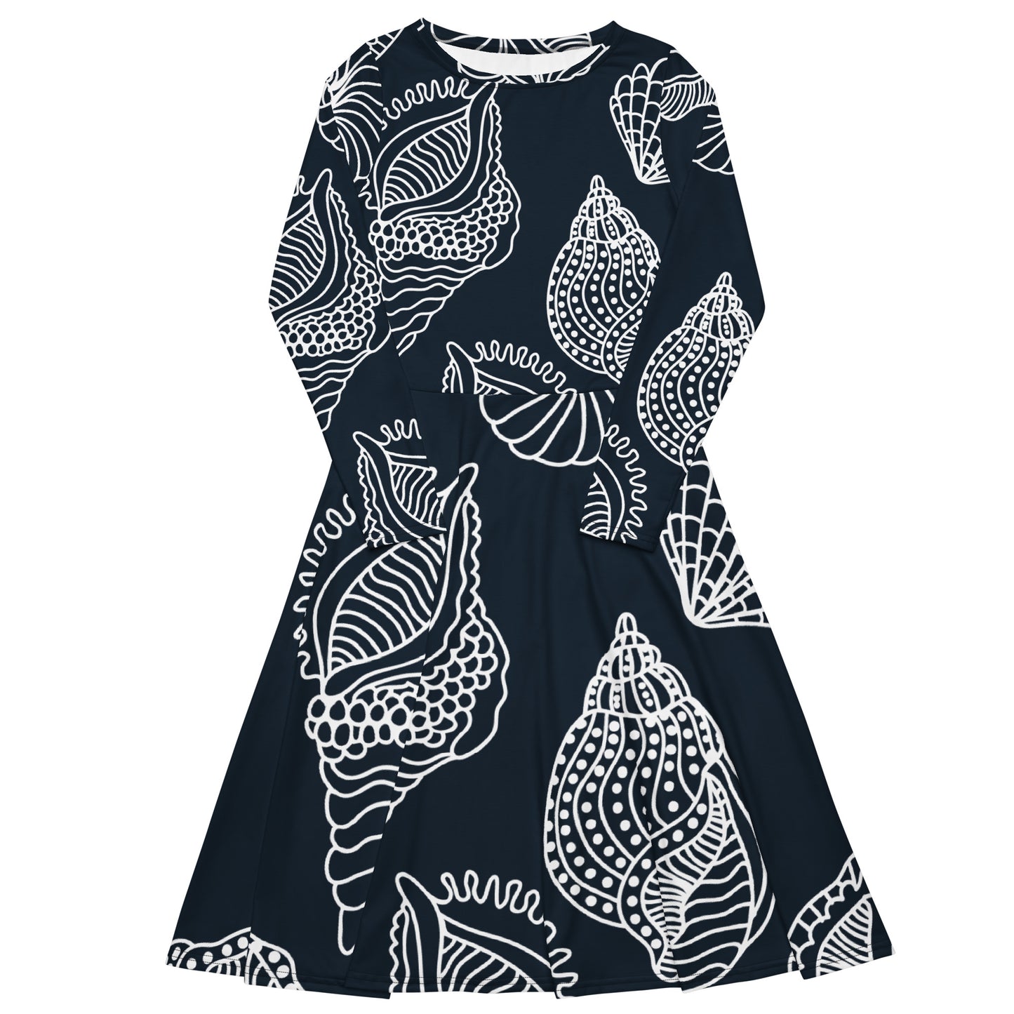 Charlotte Long Sleeve Midi Dress - Activewear Well