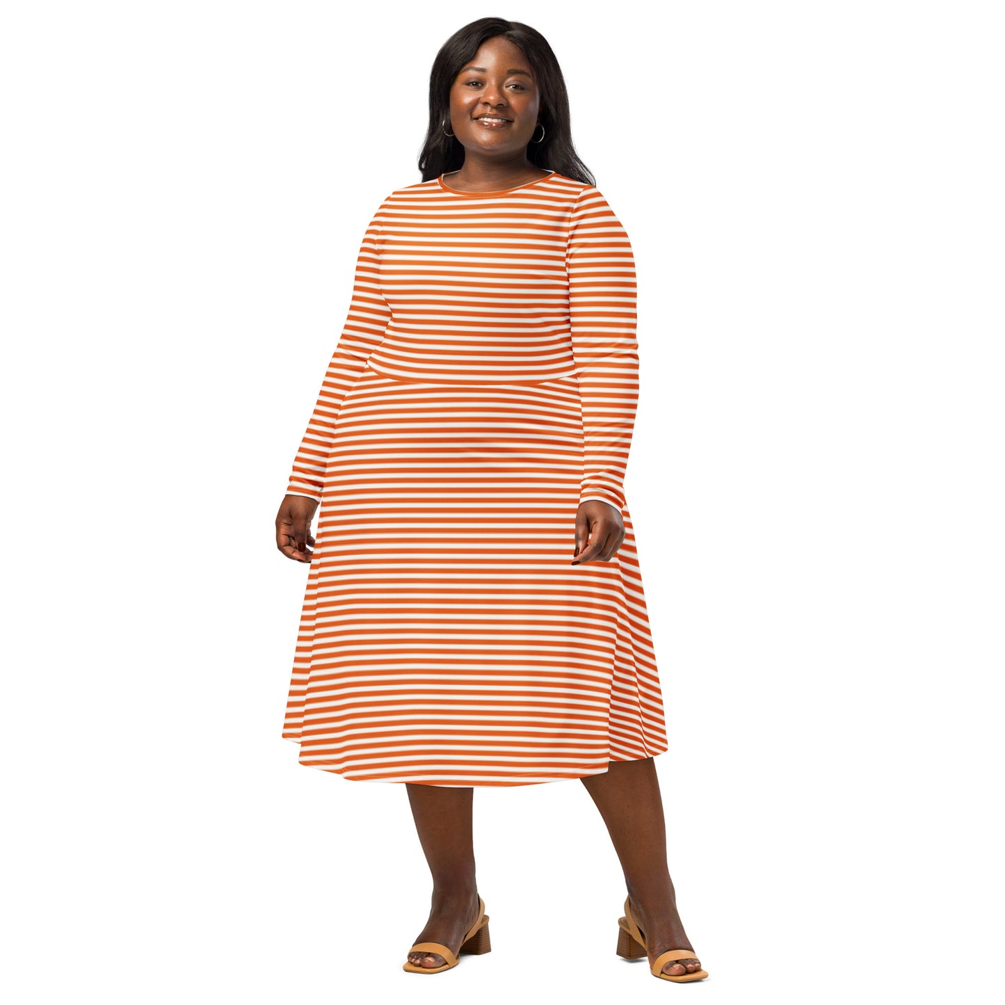 Jenna Long Sleeve Midi Dress - Activewear Well