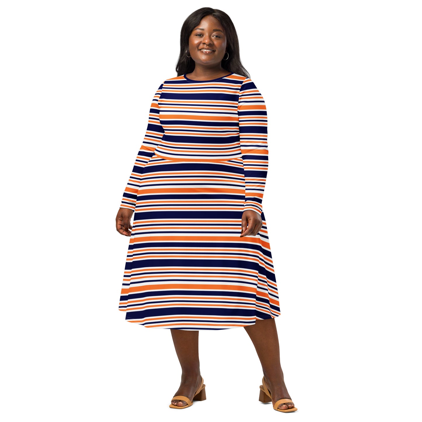 Riley Long Sleeve Midi Dress - Activewear Well
