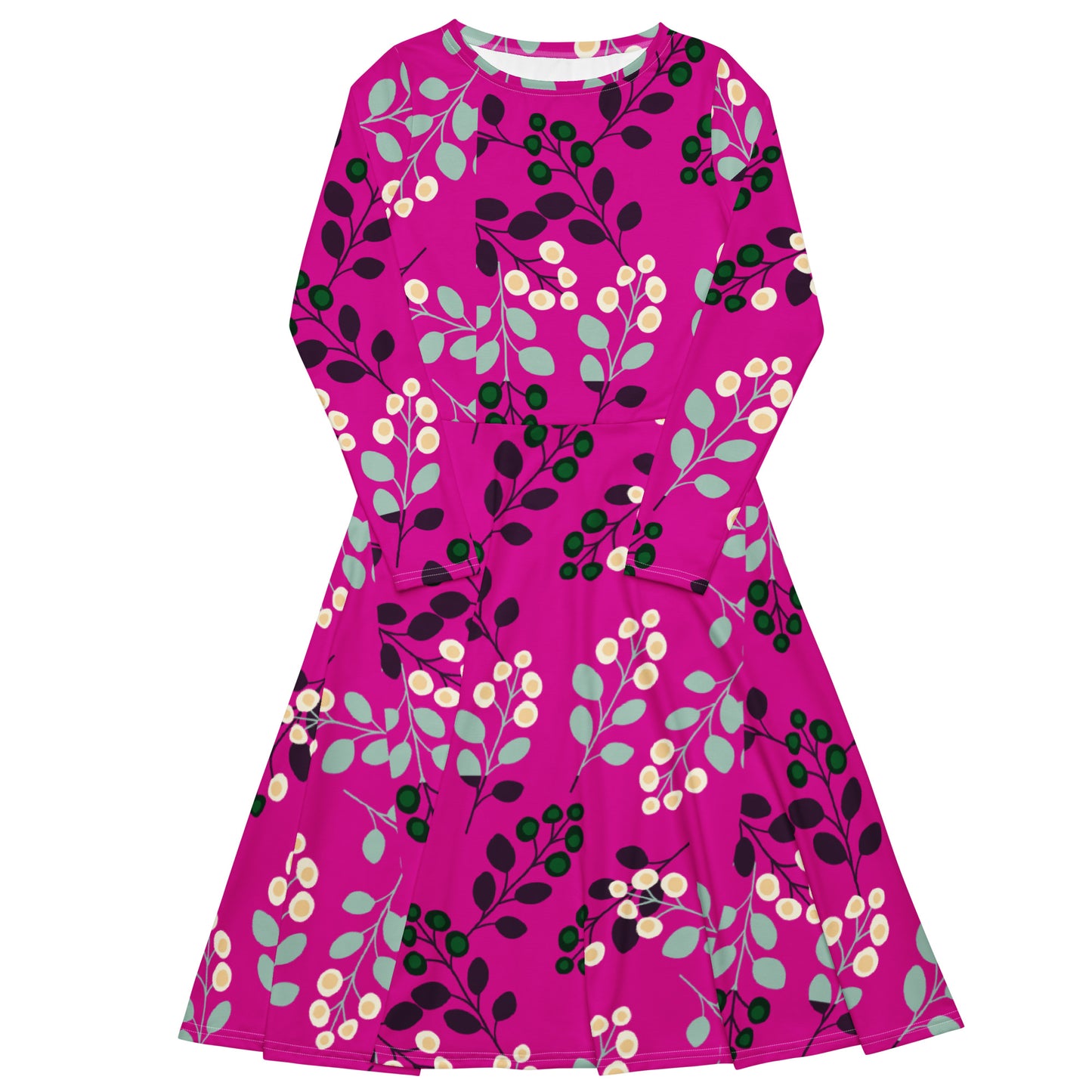 Abigail Long Sleeve Midi Dress - Activewear Well