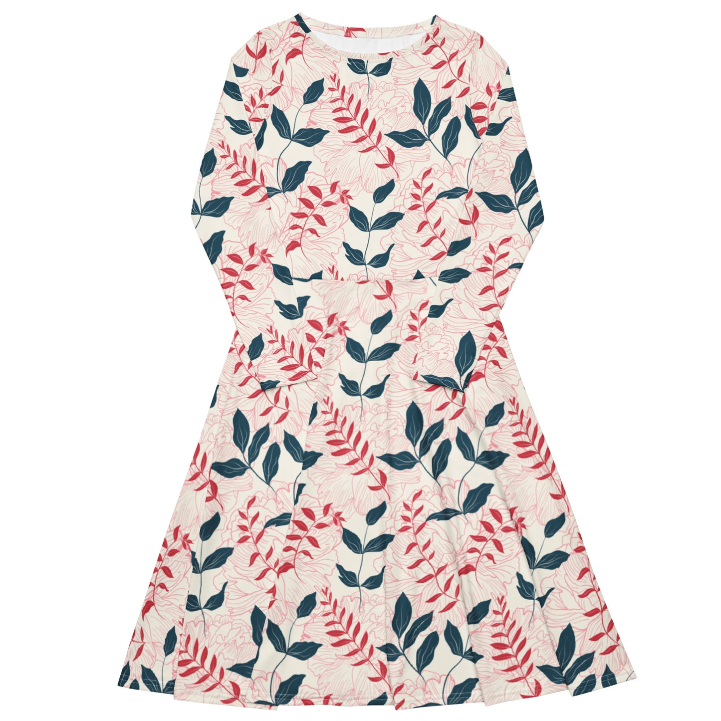 Sally Long Sleeve Midi Dress - Activewear Well