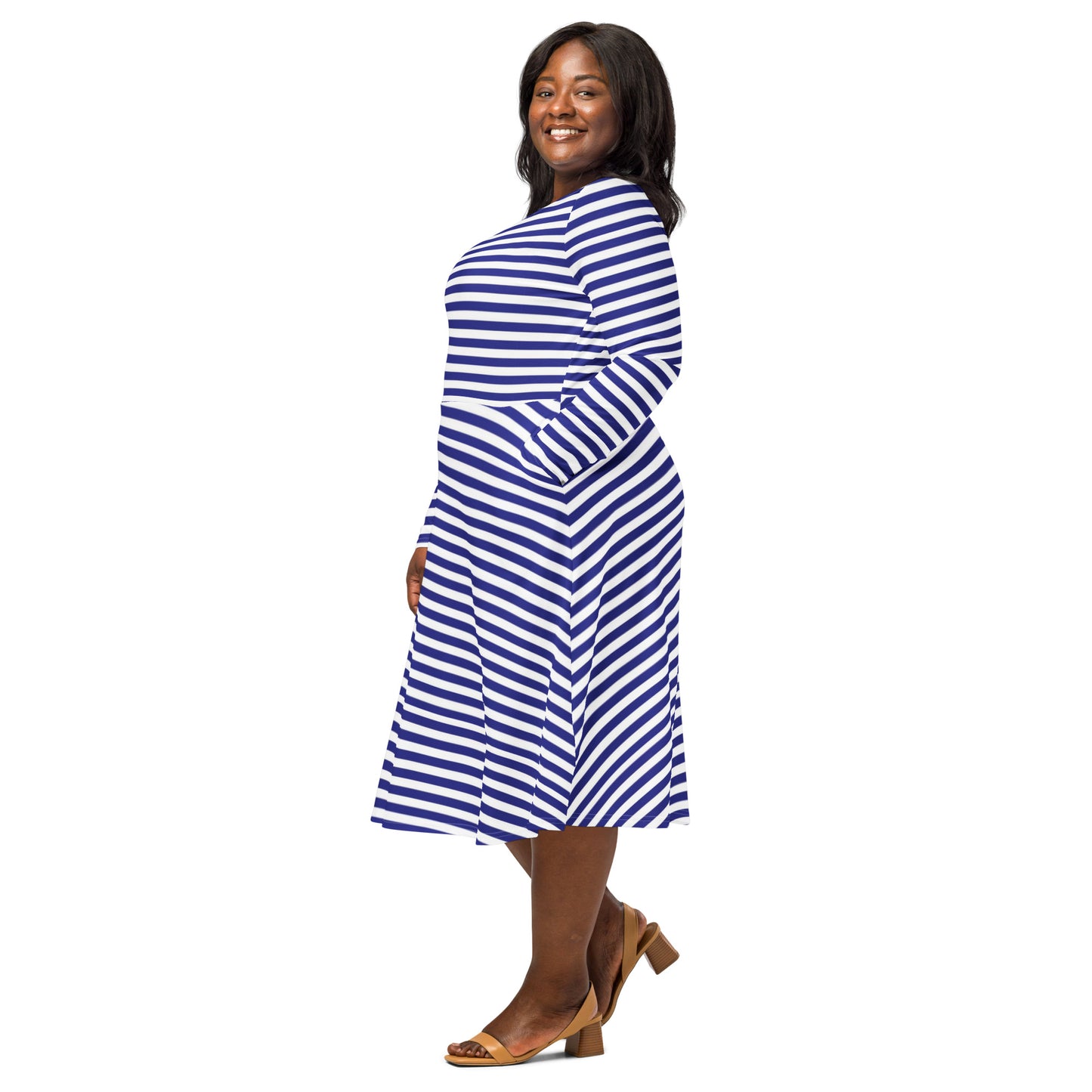 Tessa Long Sleeve Midi Dress - Activewear Well