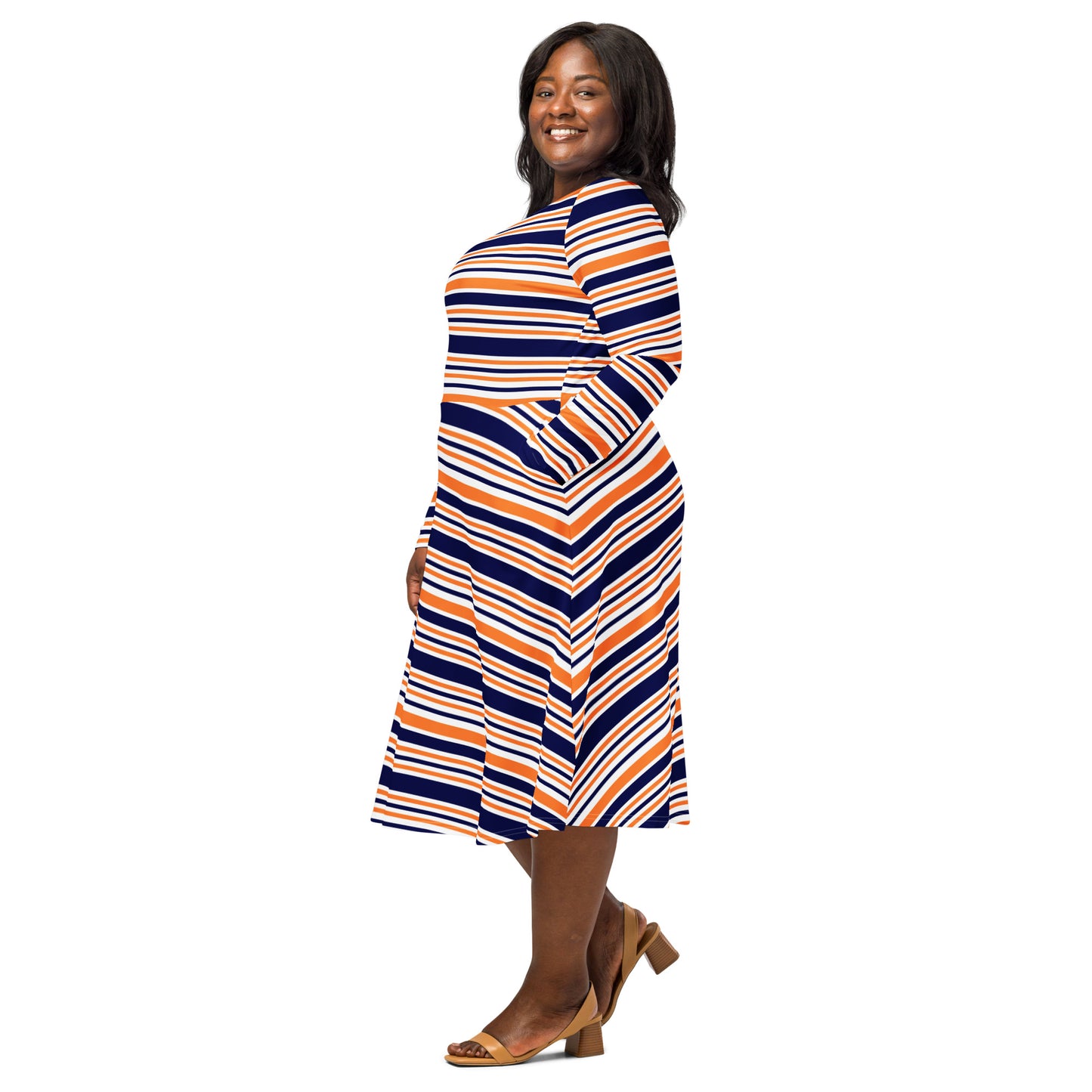 Riley Long Sleeve Midi Dress - Activewear Well
