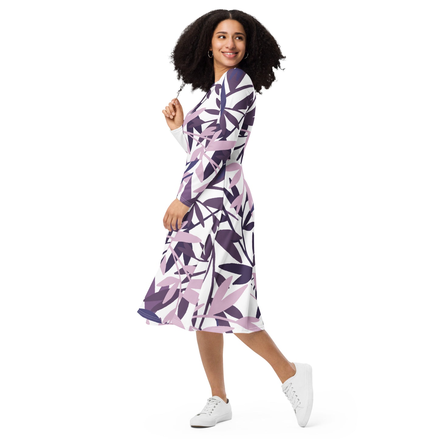 Brooke Long Sleeve Midi Dress - Activewear Well