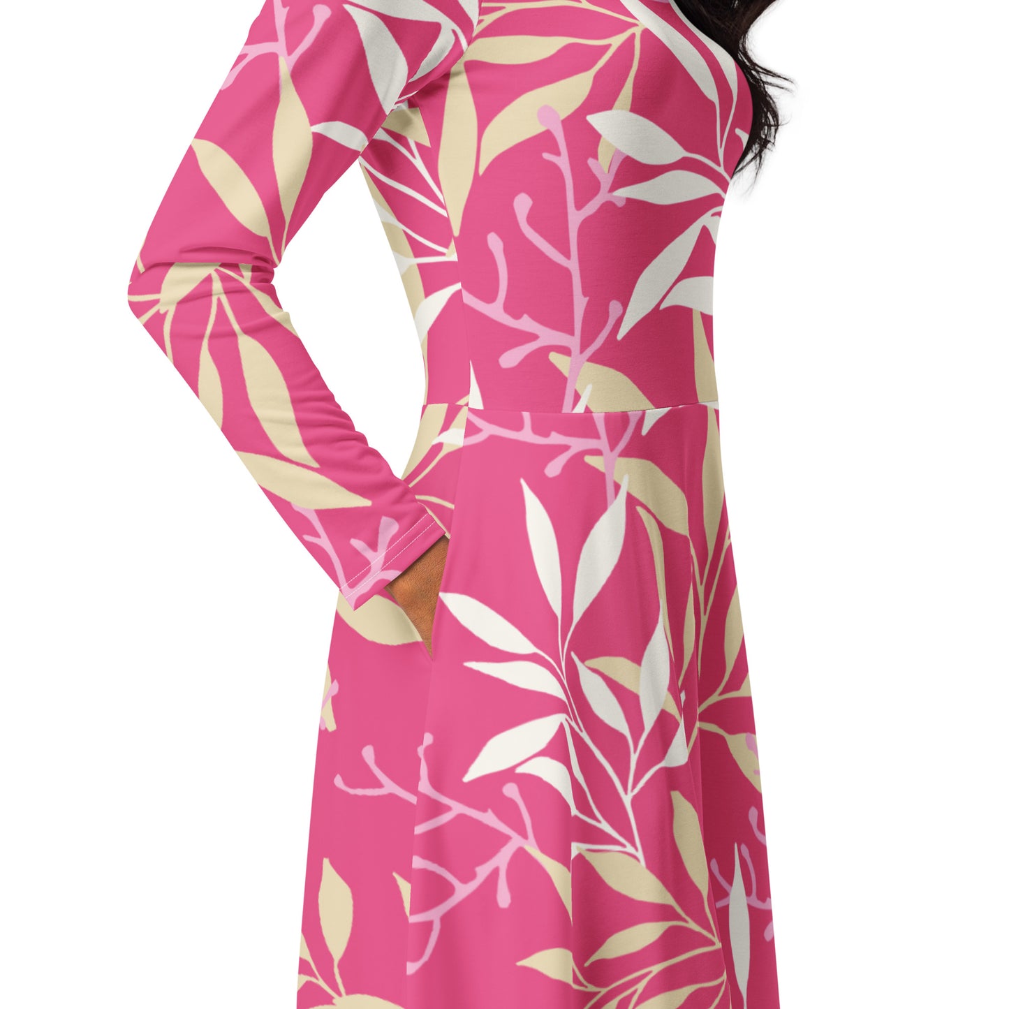 Willow Long Sleeve Midi Dress - Activewear Well