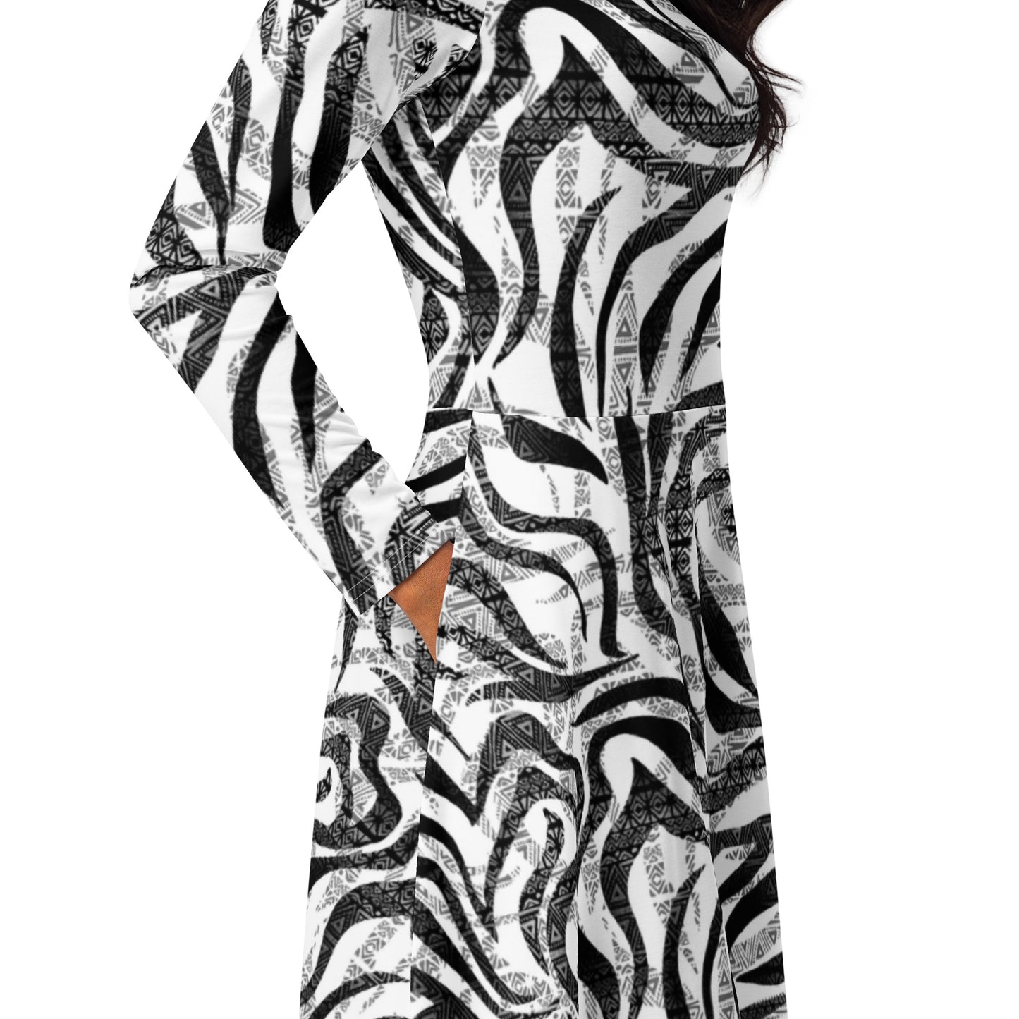 Tiffany Sleeve Midi Dress - Activewear Well