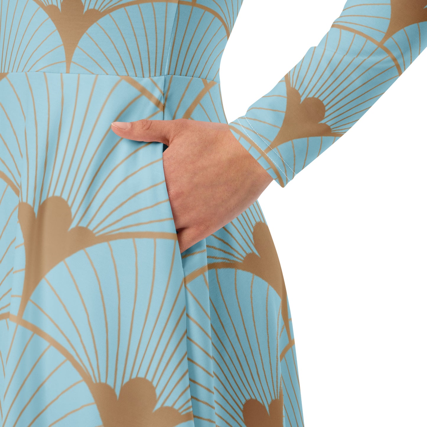 Sophia Long Sleeve Midi Dress - Activewear Well