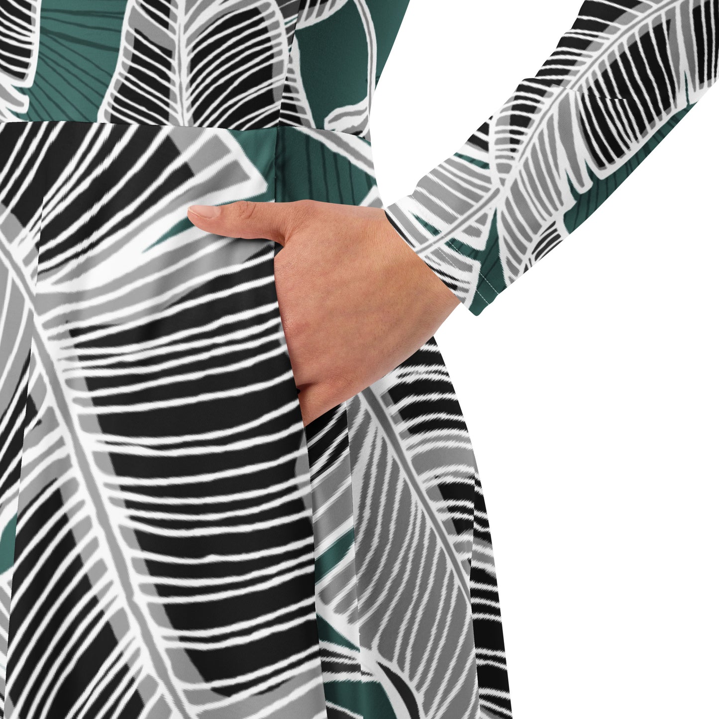 Olivia Long Sleeve Midi Dress - Activewear Well