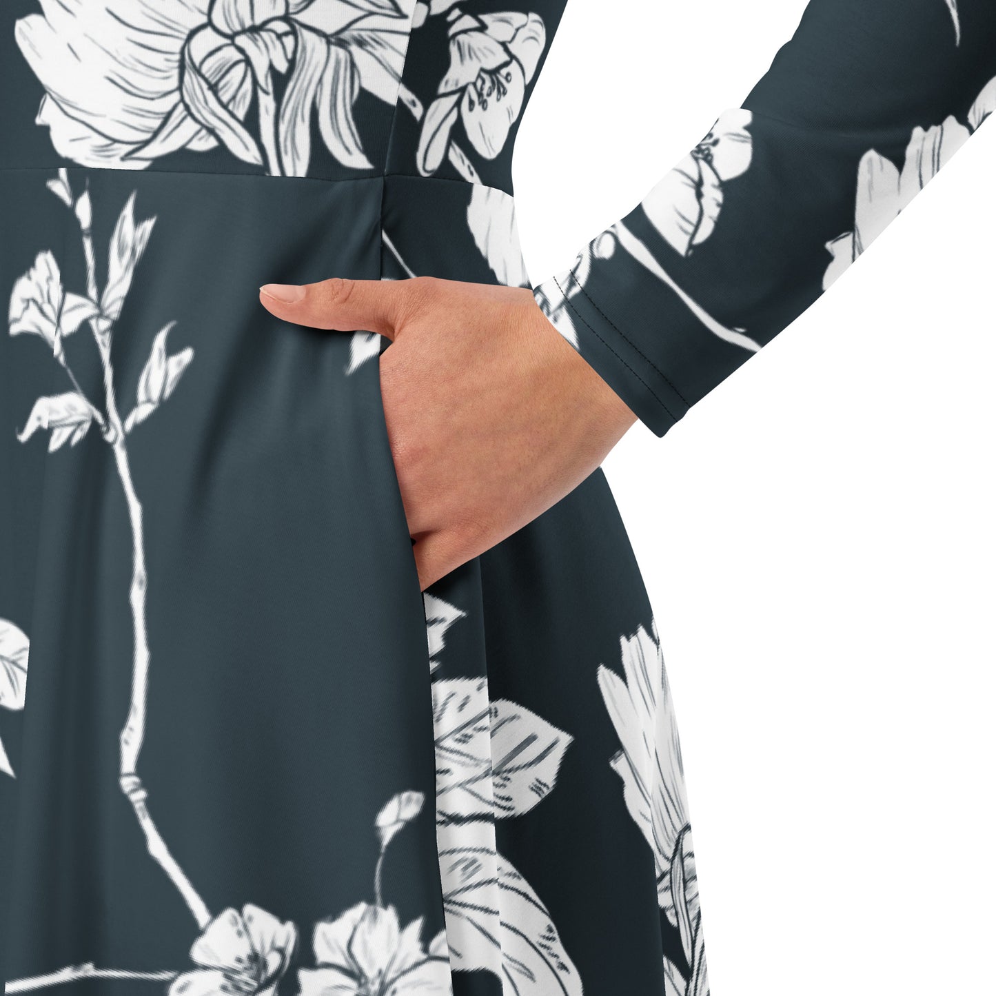 Ruby Long Sleeve Midi Dress - Activewear Well