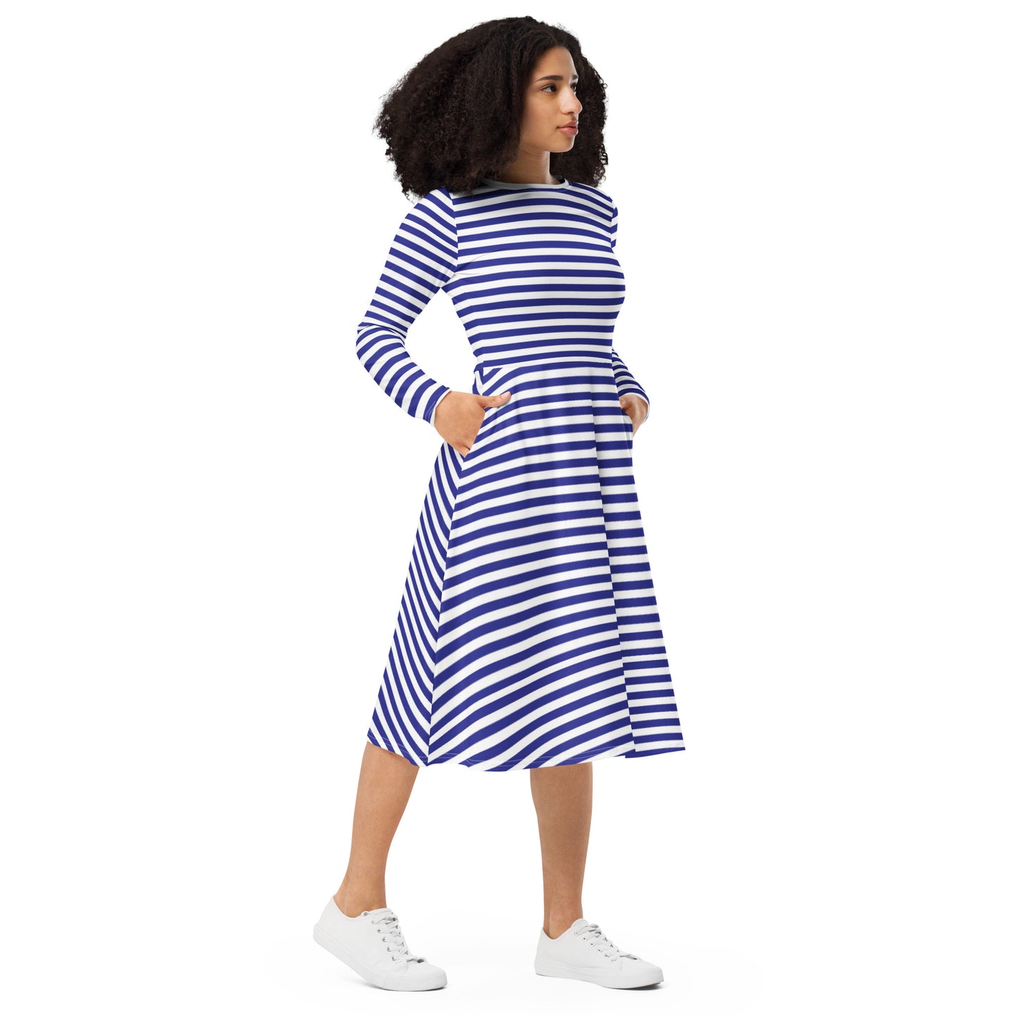 Tessa Long Sleeve Midi Dress - Activewear Well