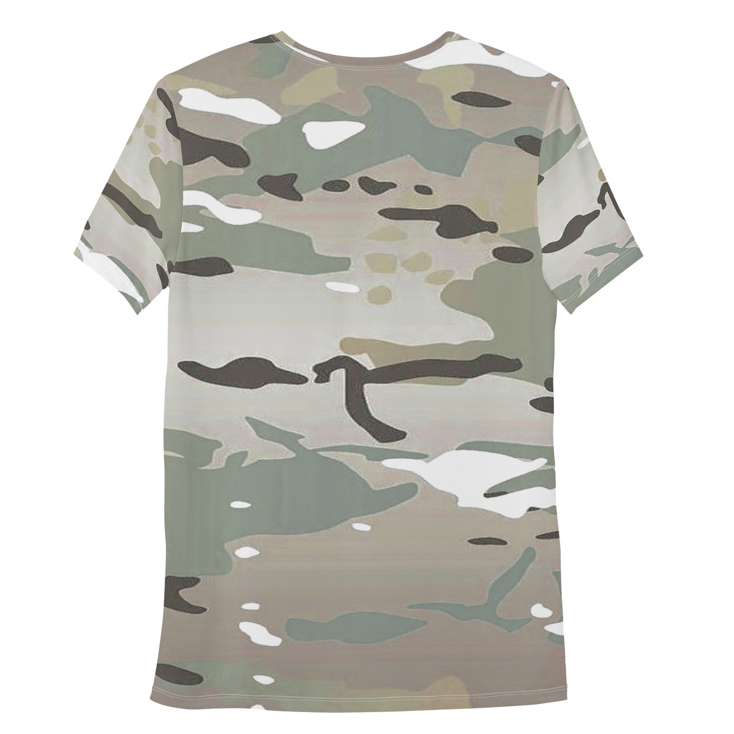 Desert Camo Men's Athletic T-Shirt - Activewear Well