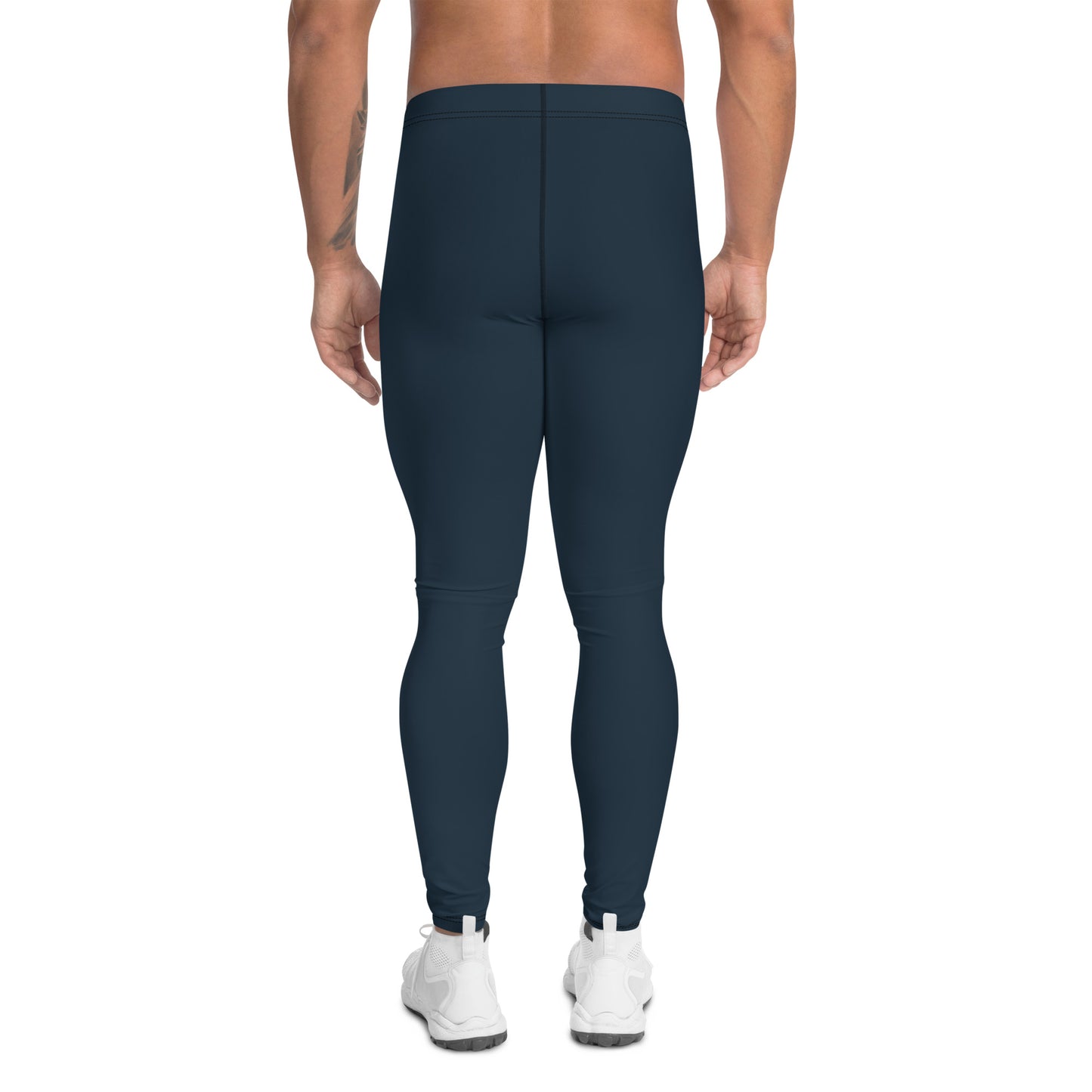 Men's Petrol Blue Leggings - Activewear Well
