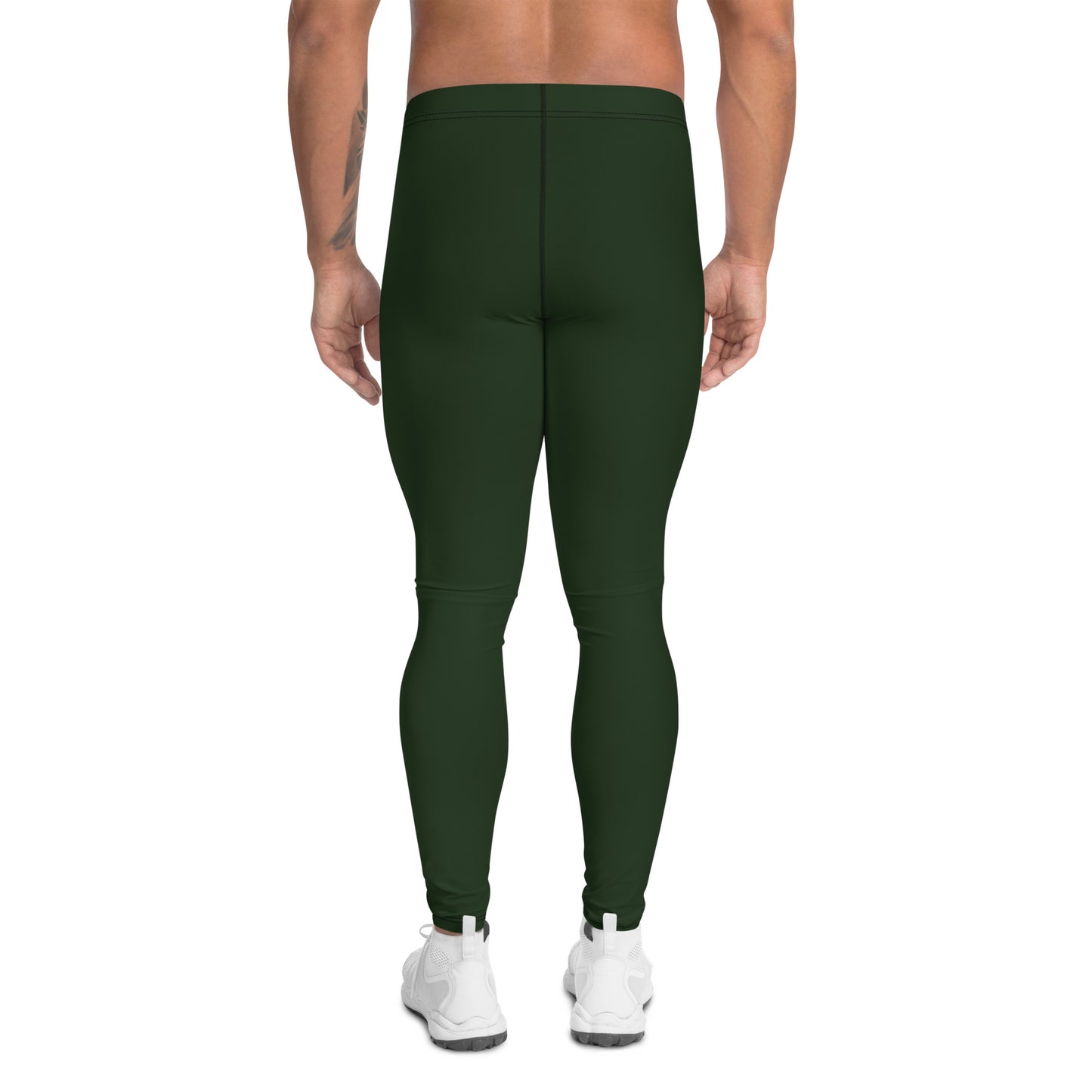 Men's Army Green Leggings - Activewear Well