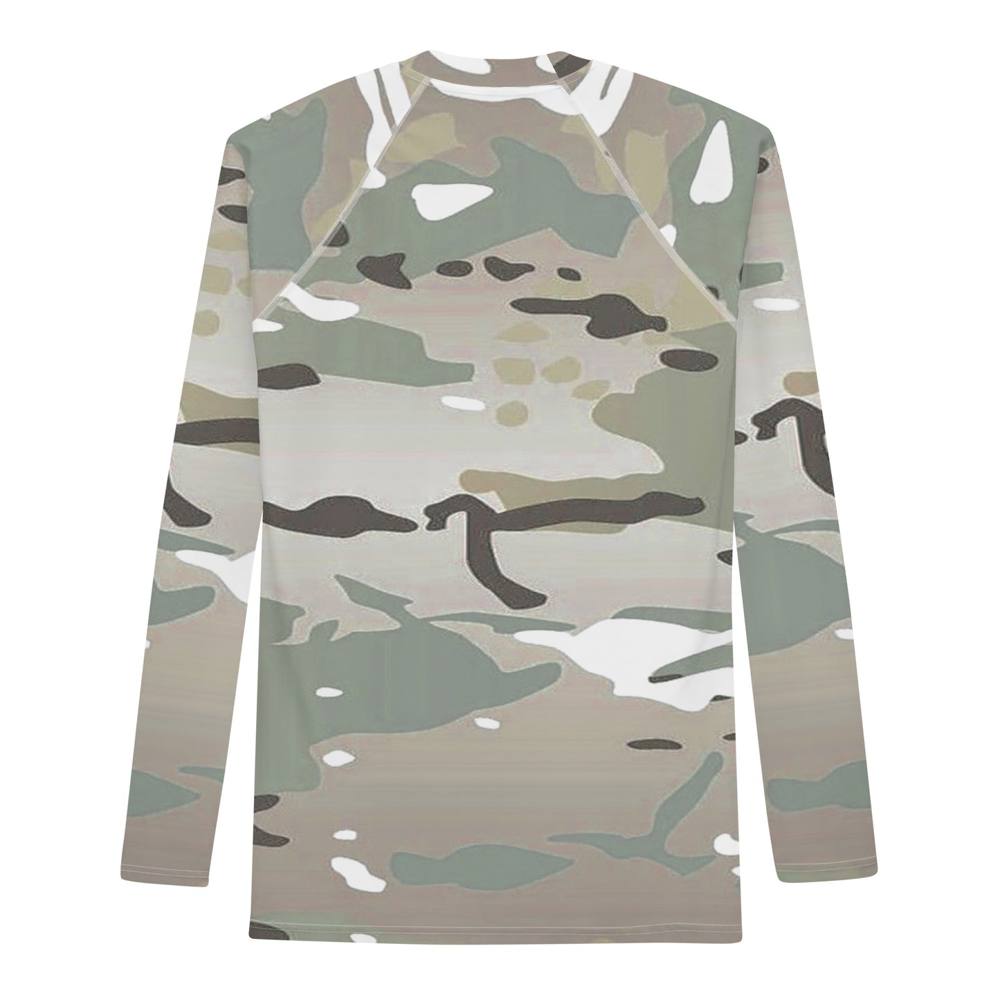 Desert Camo Men's Rash Guard - Activewear Well
