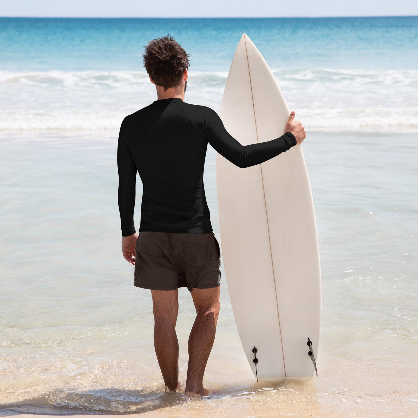 Men's Black Rash Guard - Activewear Well