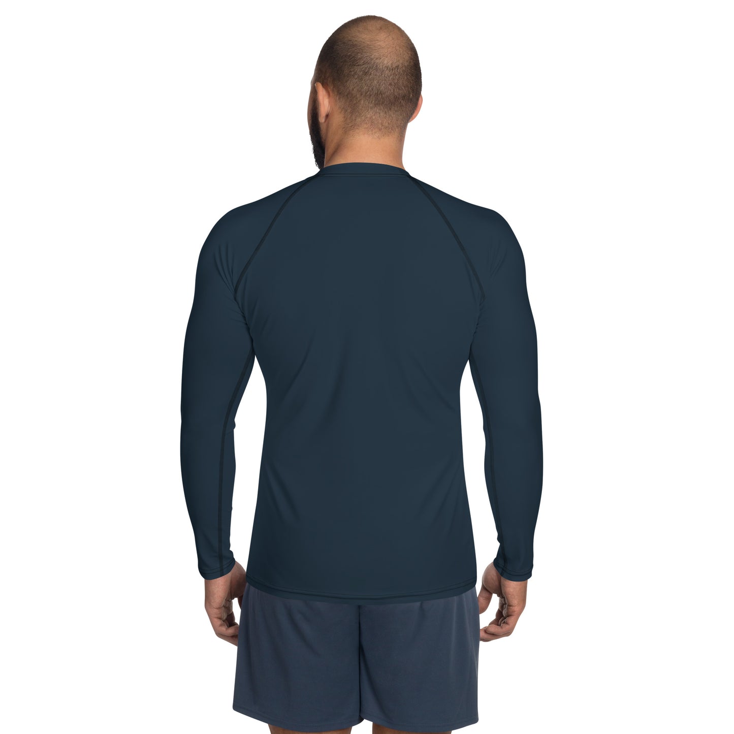 Men's Petrol Blue Rash Guard - Activewear Well