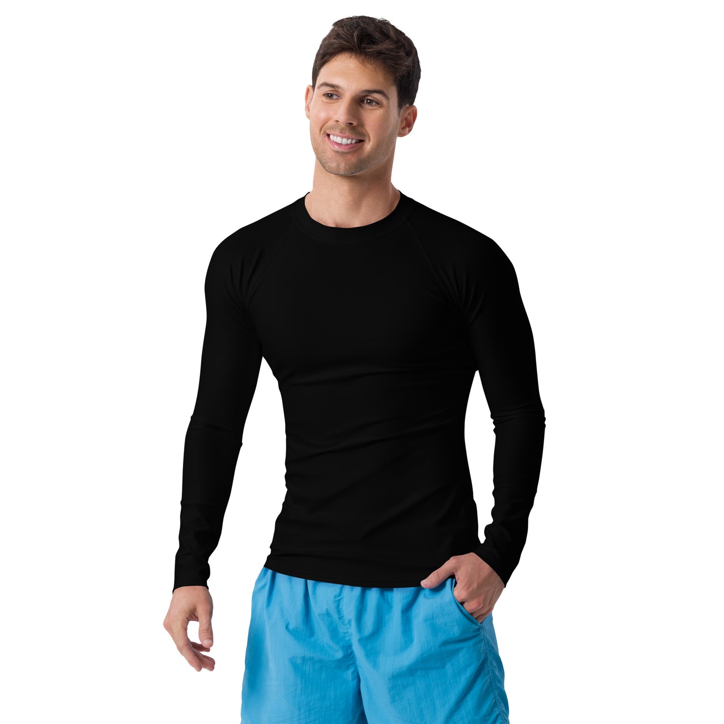 Men's Black Rash Guard - Activewear Well