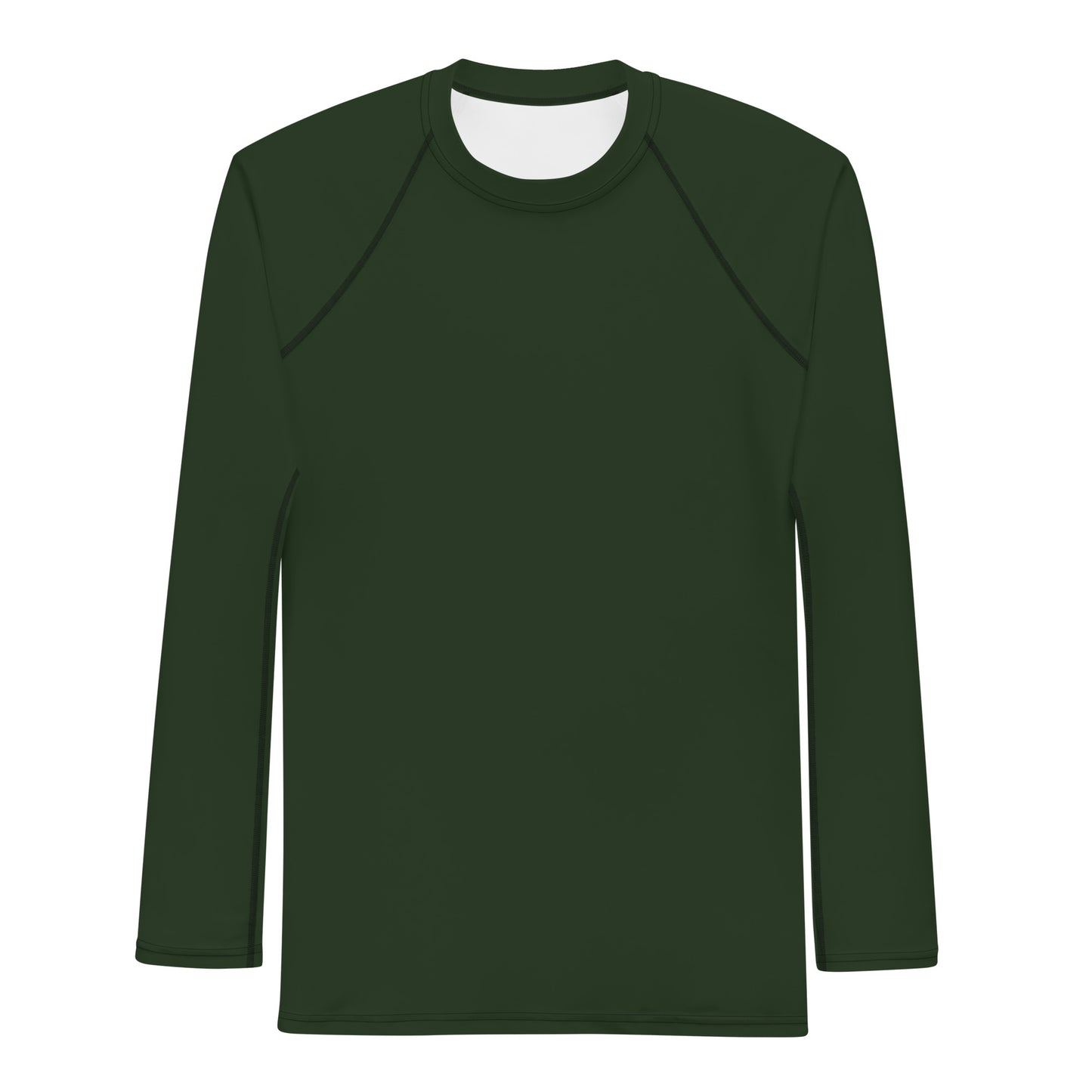 Men's Army Green Rash Guard - Activewear Well