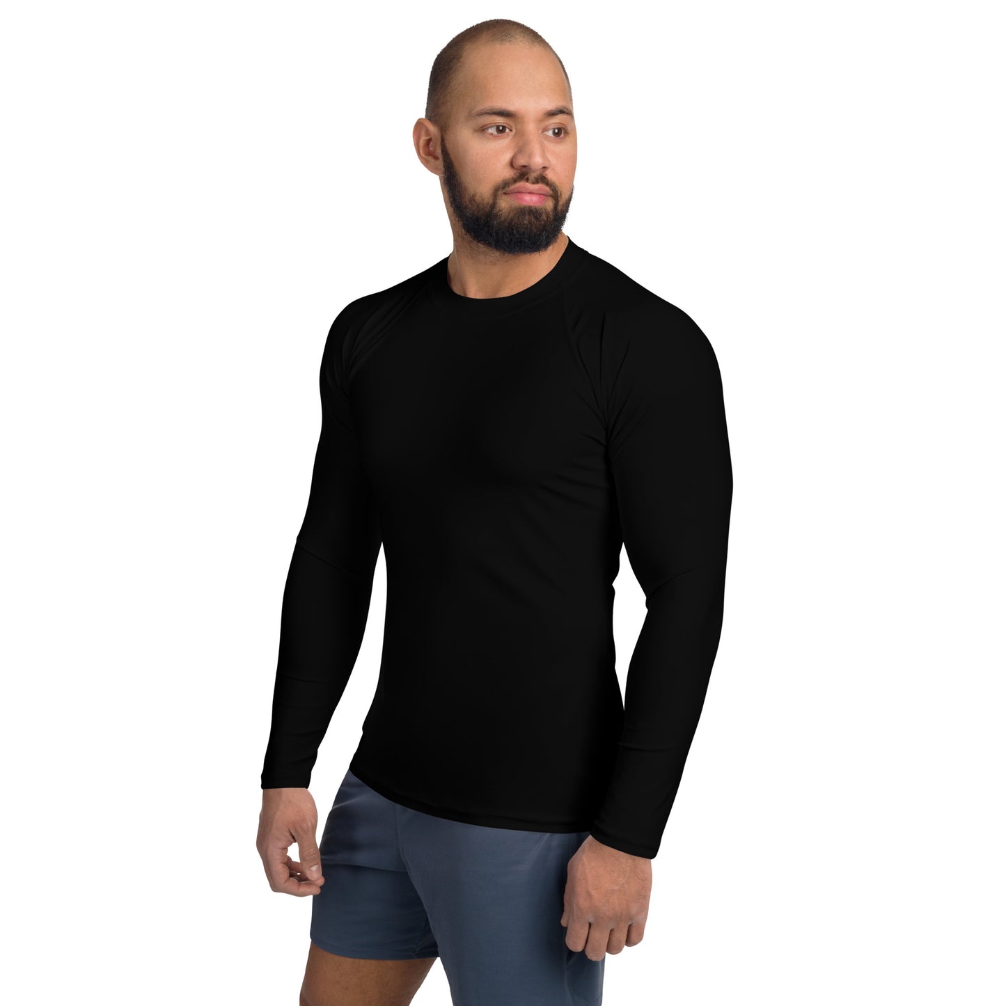 Men's Black Rash Guard - Activewear Well