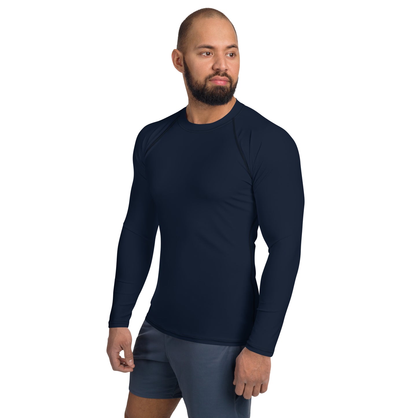 Men's Navy Rash Guard - Activewear Well