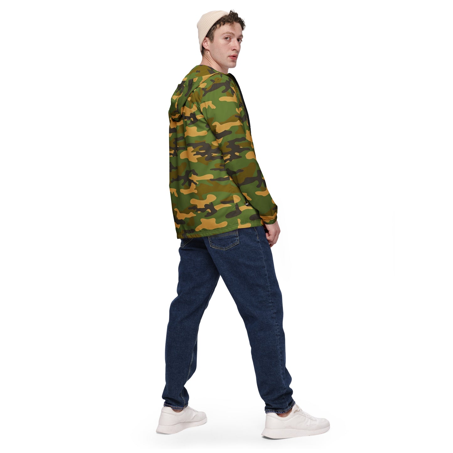 Camo Men’s Windbreaker - Activewear Well