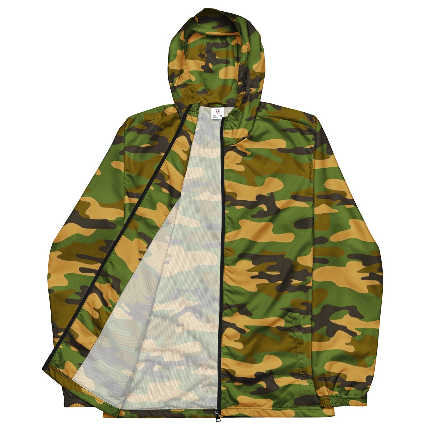 Camo Men’s Windbreaker - Activewear Well