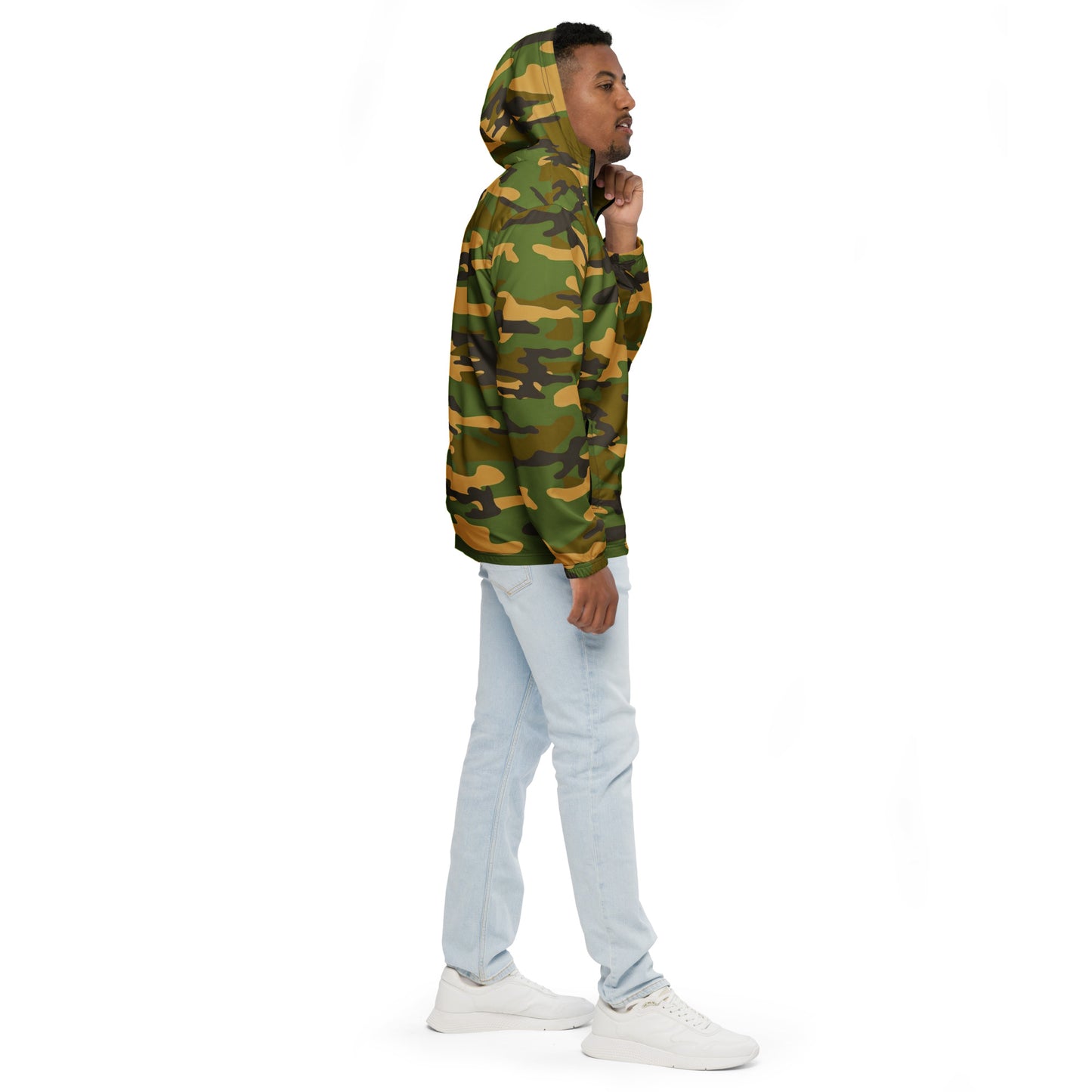 Camo Men’s Windbreaker - Activewear Well