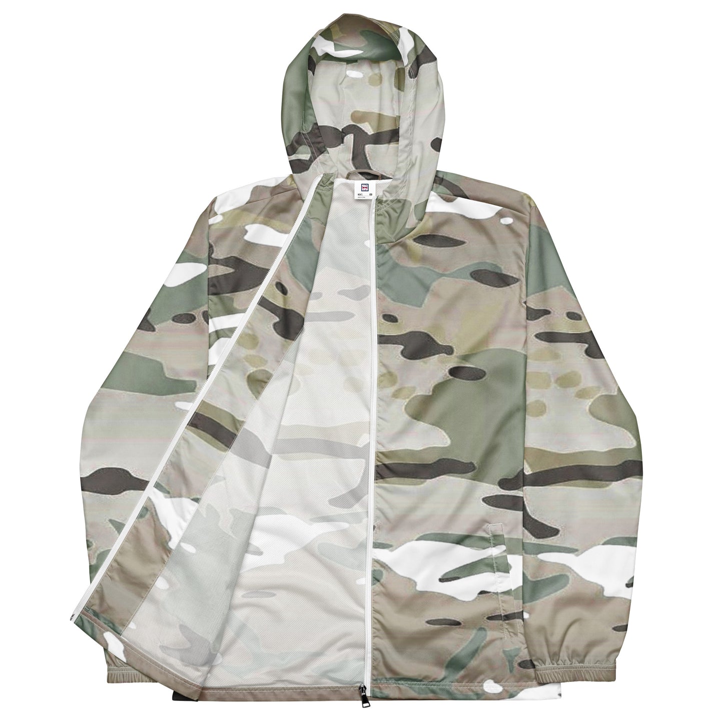 Desert Camo Men’s Windbreaker - Activewear Well