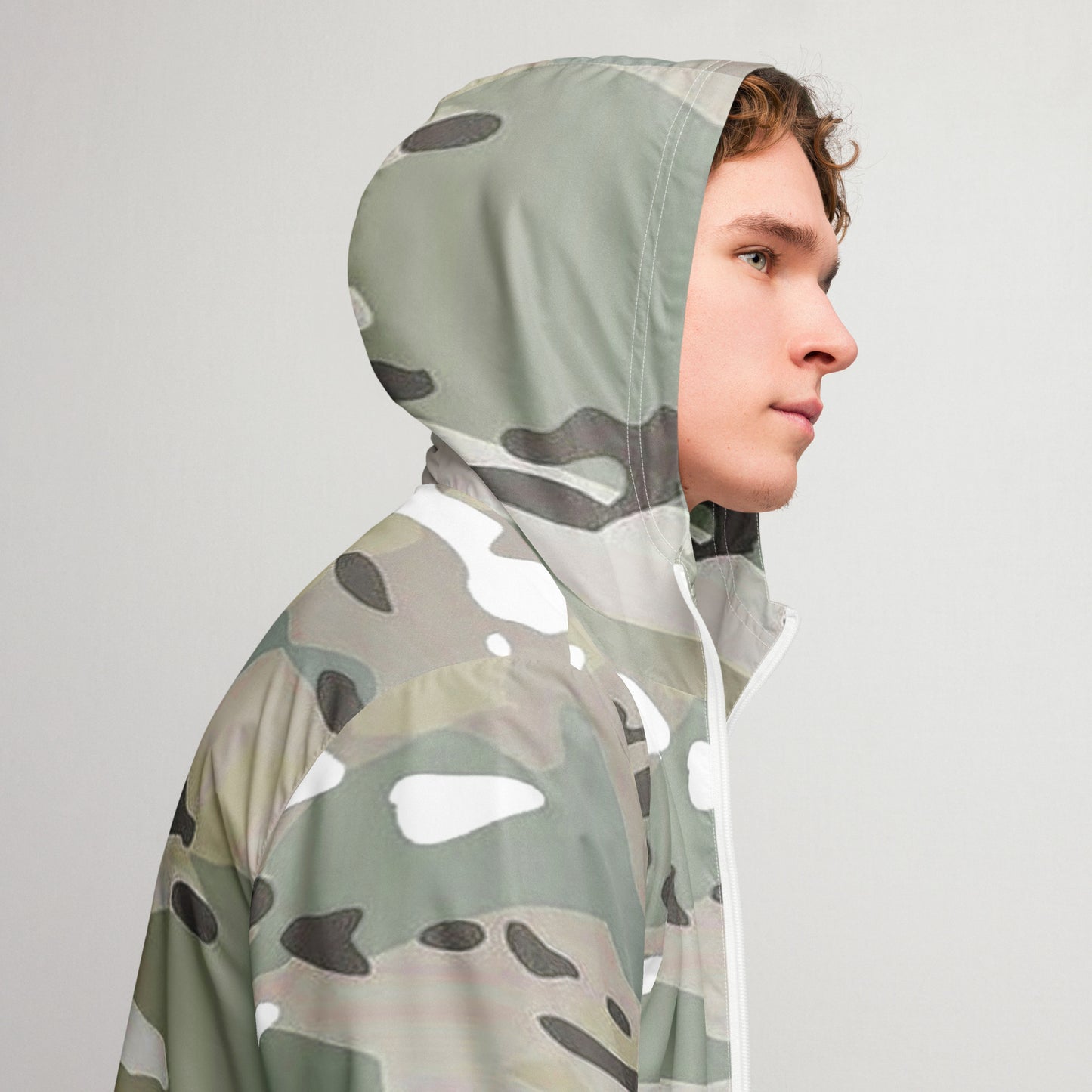 Desert Camo Men’s Windbreaker - Activewear Well