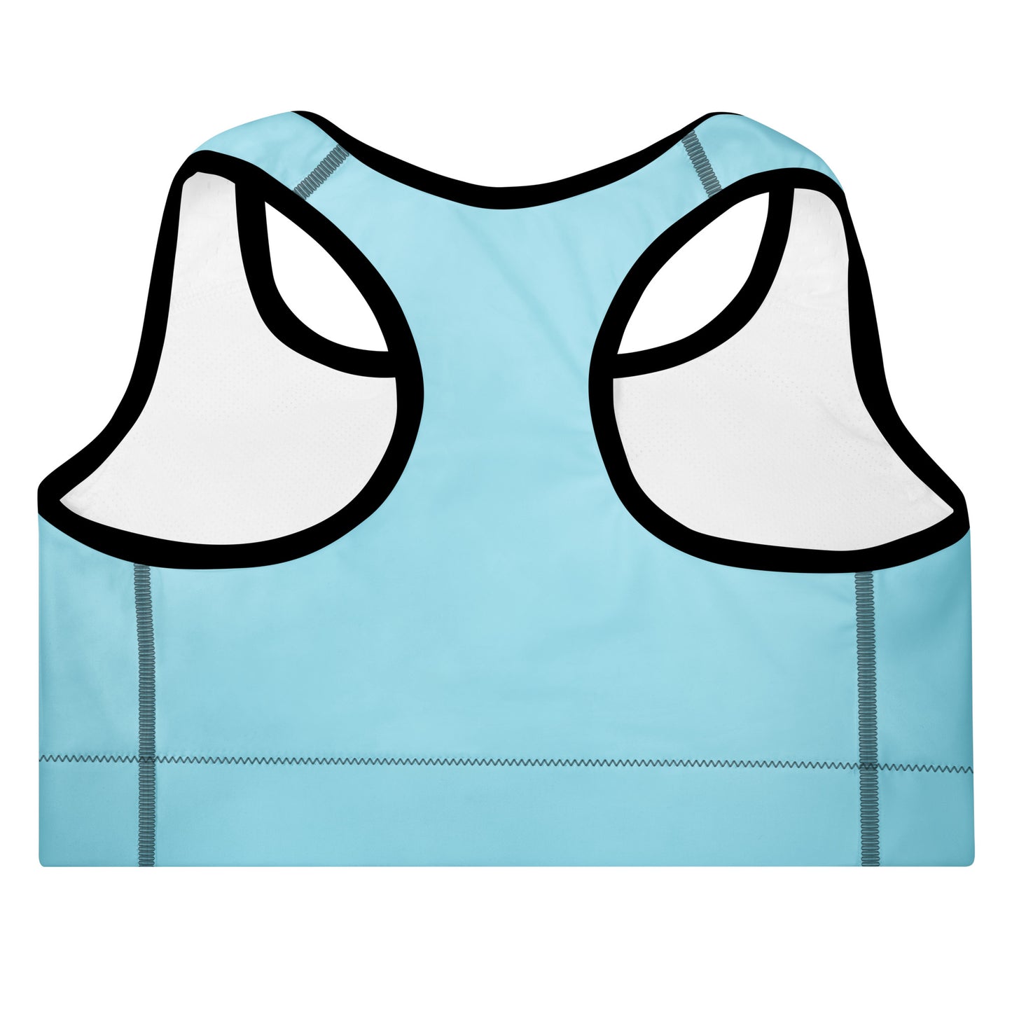 Blue Padded Sports Bra - Activewear Well