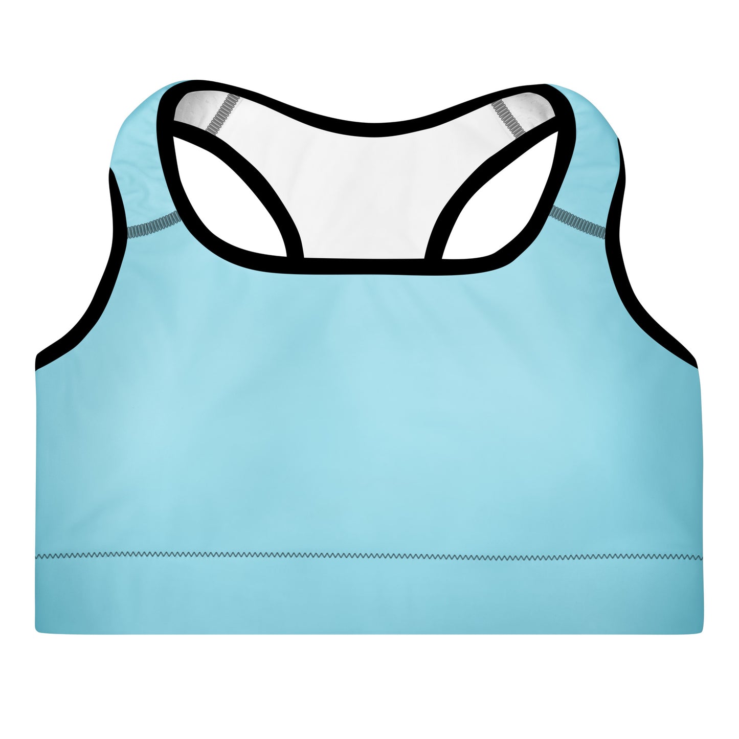 Blue Padded Sports Bra - Activewear Well