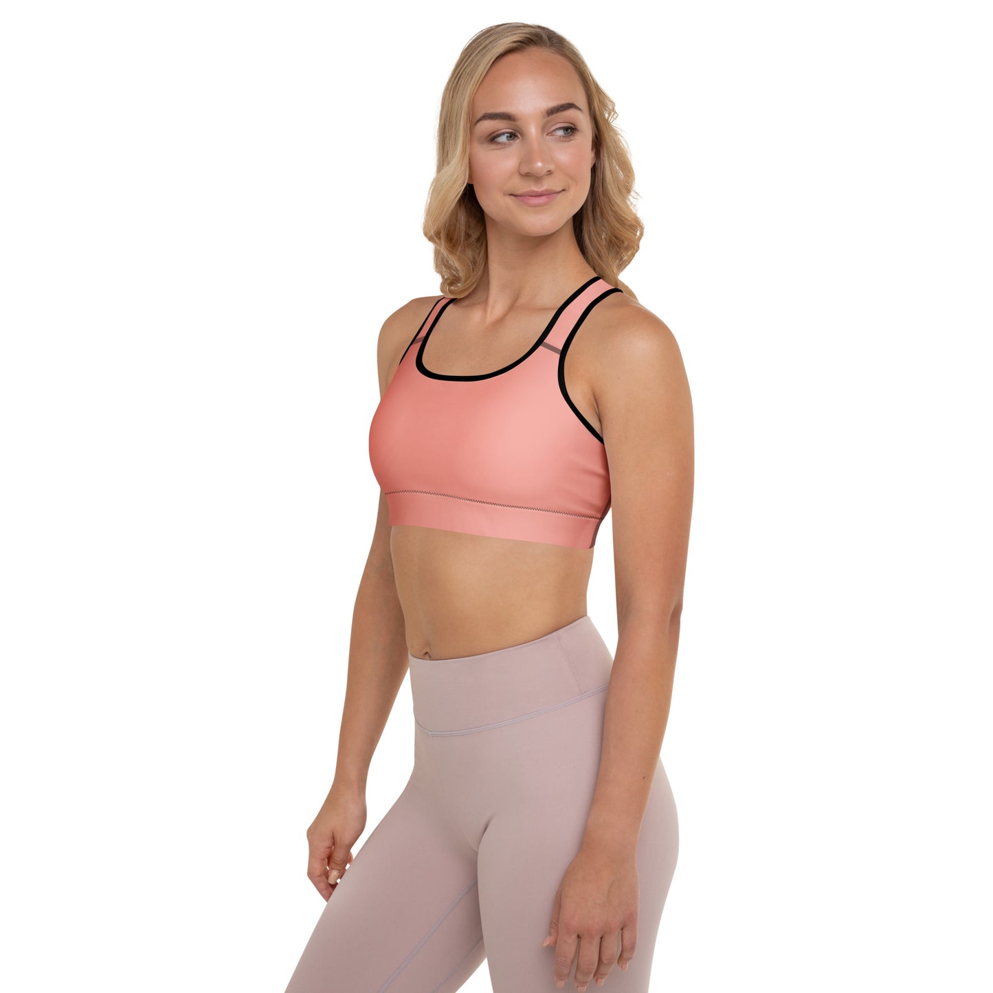 Pink Padded Sports Bra - Activewear Well