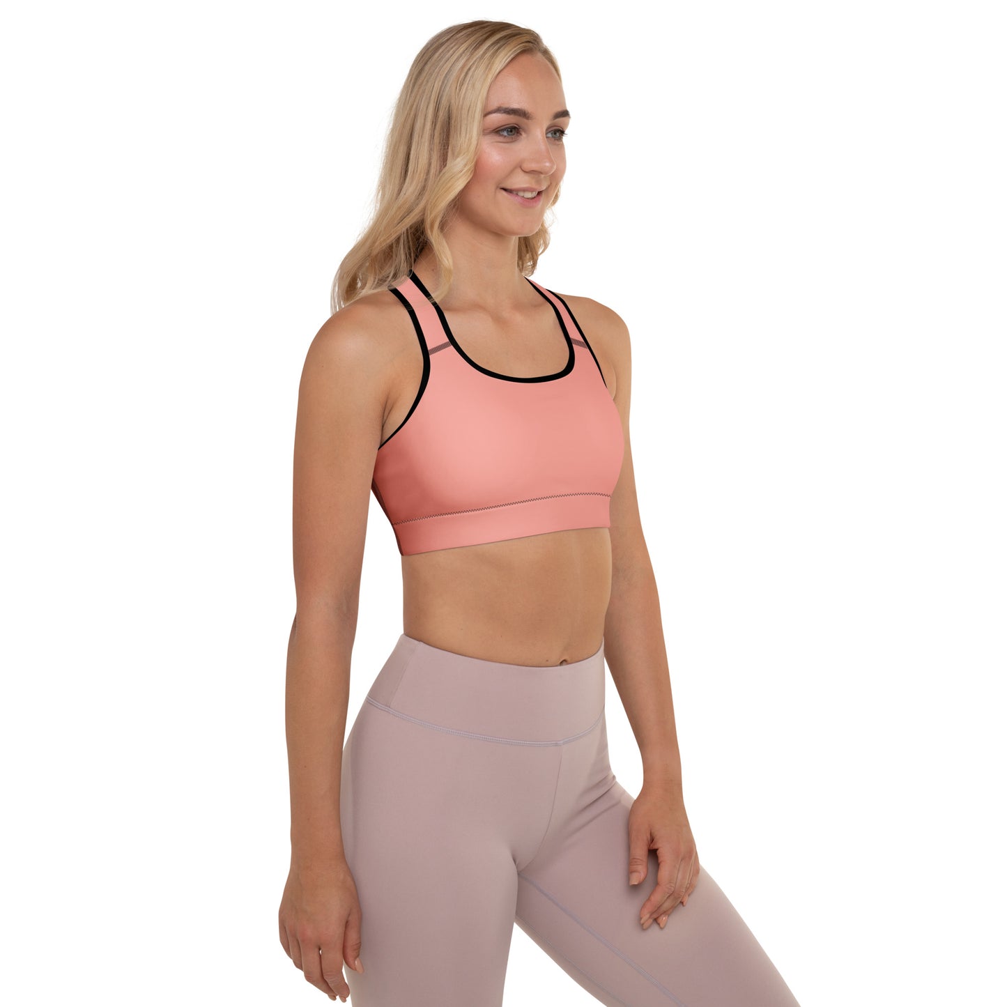 Pink Padded Sports Bra - Activewear Well