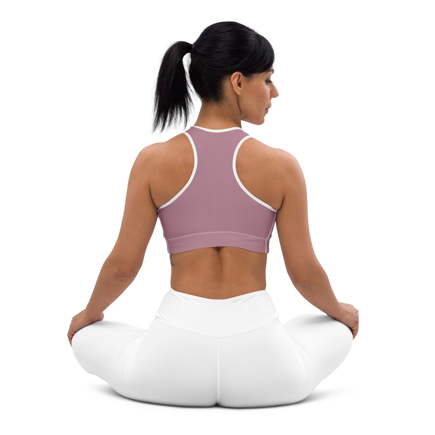 Purple Mauve Padded Sports Bra - Activewear Well