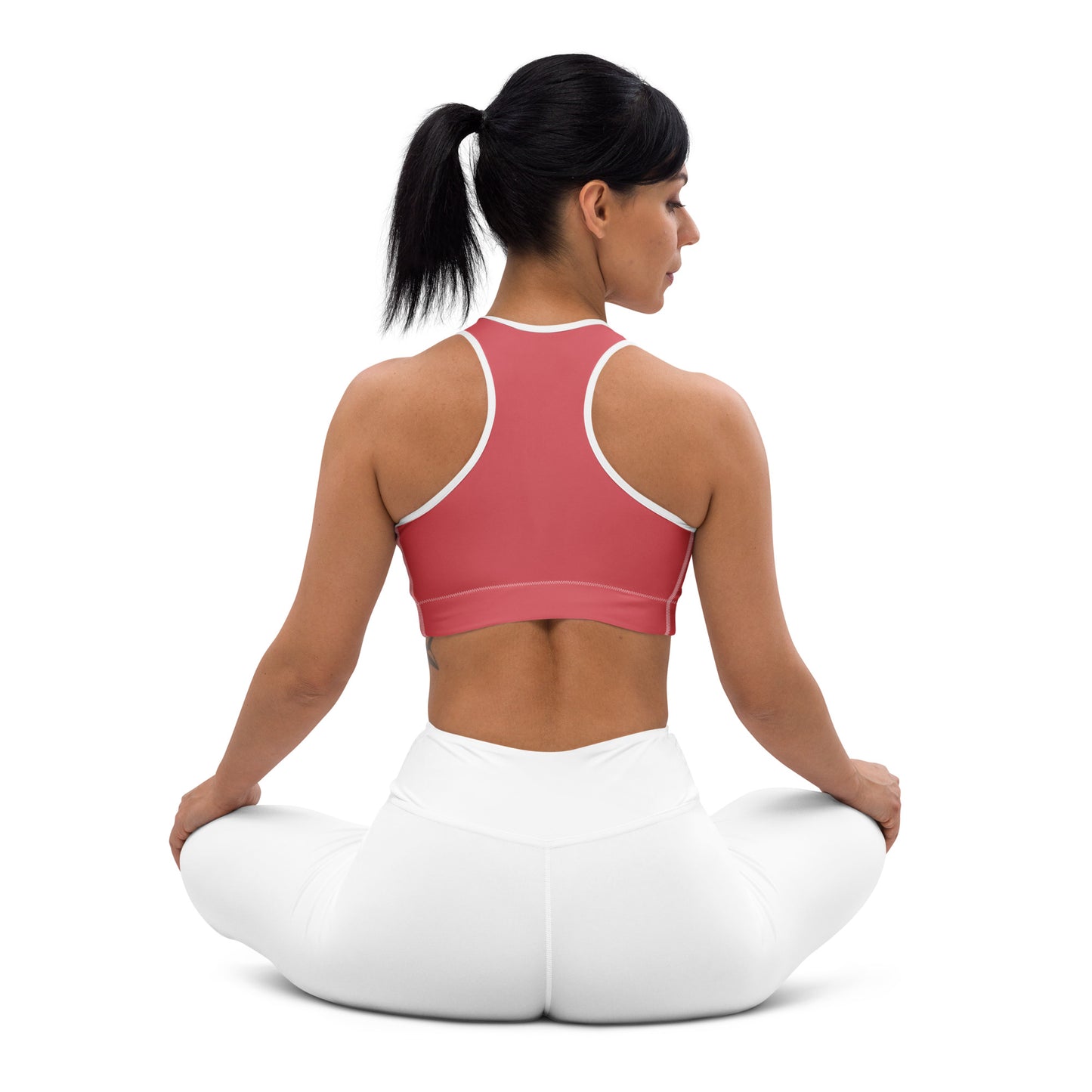 Rose Gold Padded Sports Bra - Activewear Well