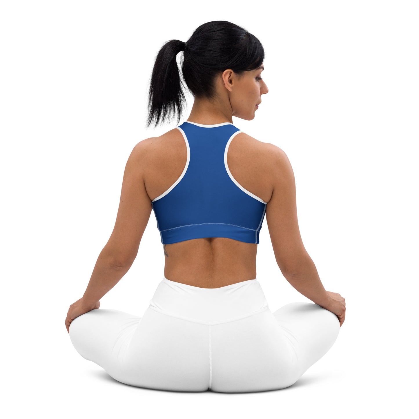 Royal Blue Padded Sports Bra - Activewear Well