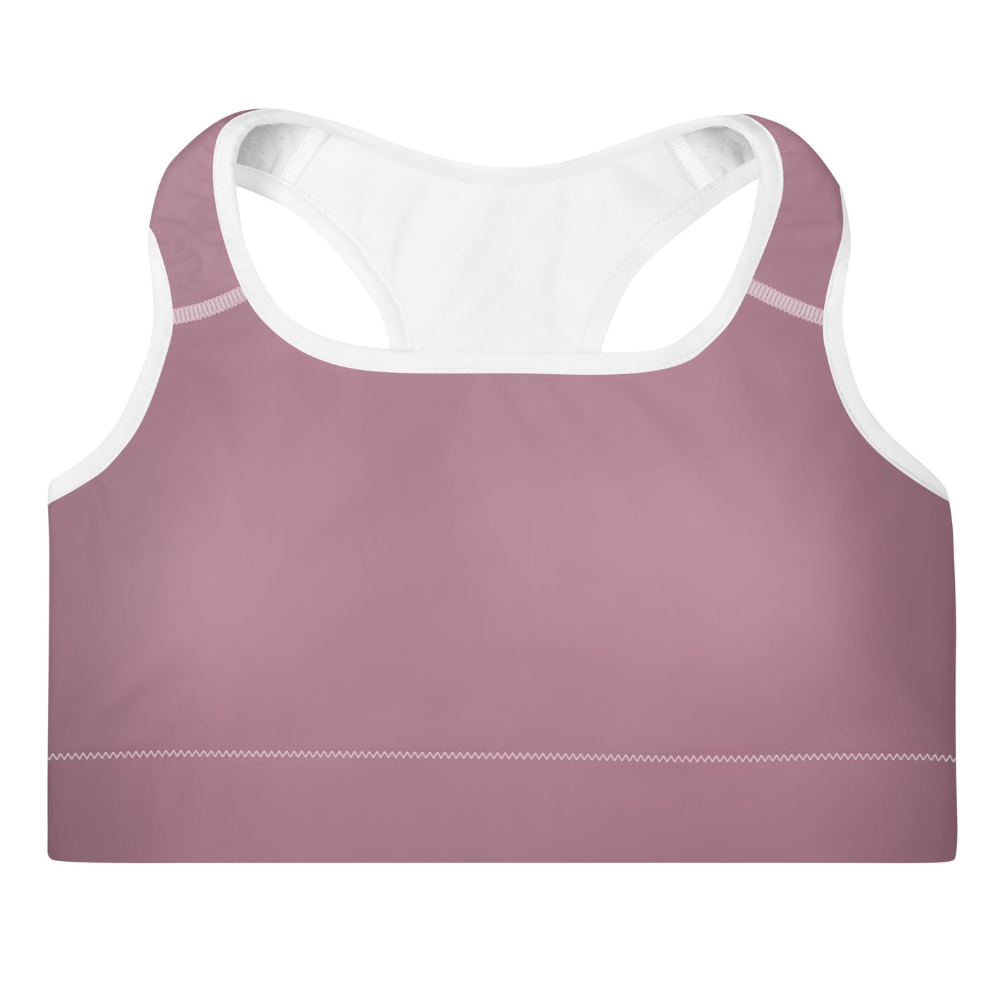 Purple Mauve Padded Sports Bra - Activewear Well