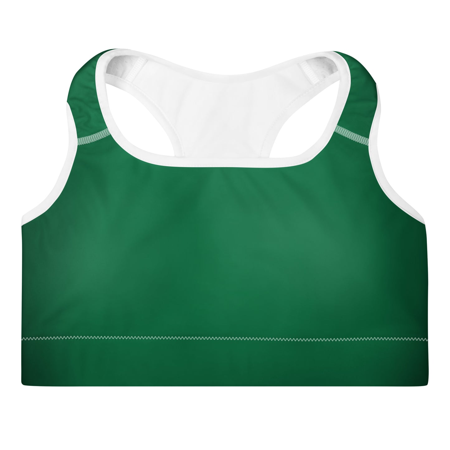 Green Padded Sports Bra - Activewear Well