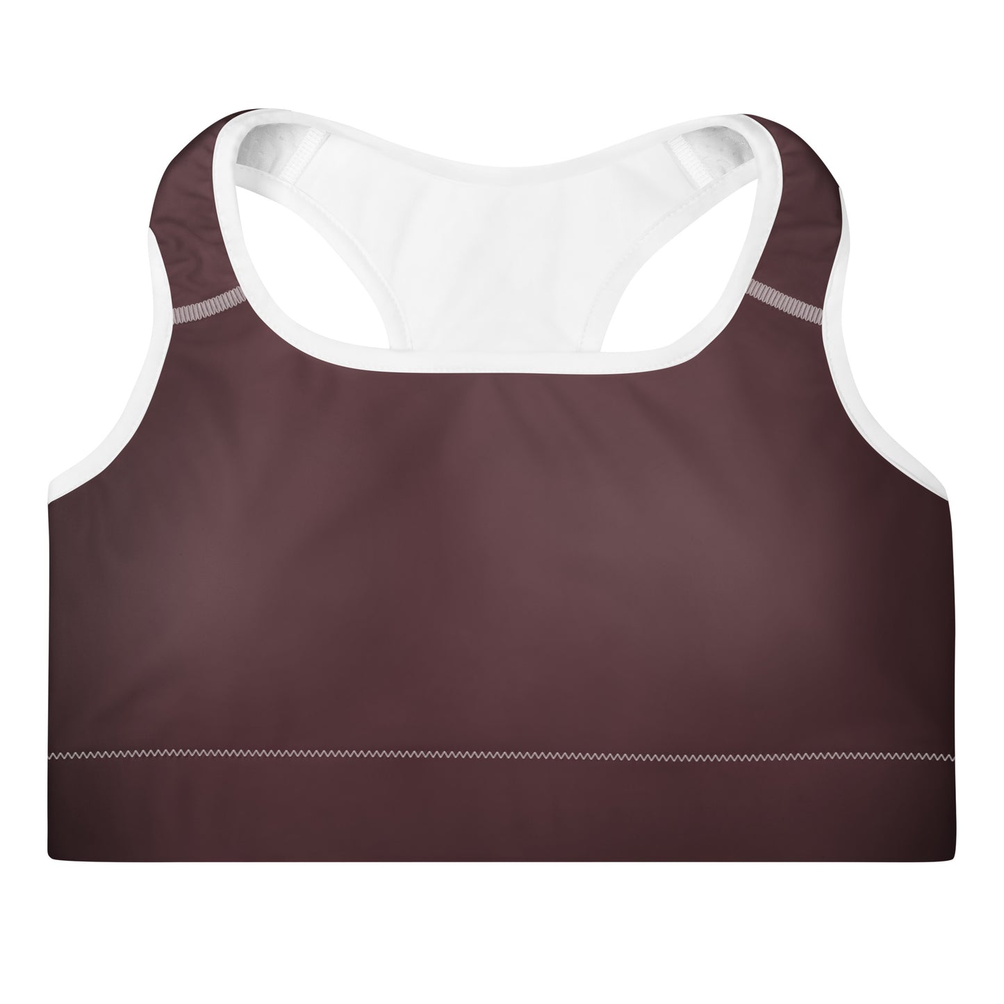 Espresso Padded Sports Bra - Activewear Well