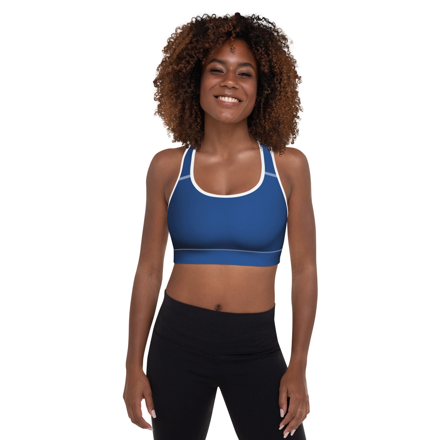 Royal Blue Padded Sports Bra - Activewear Well