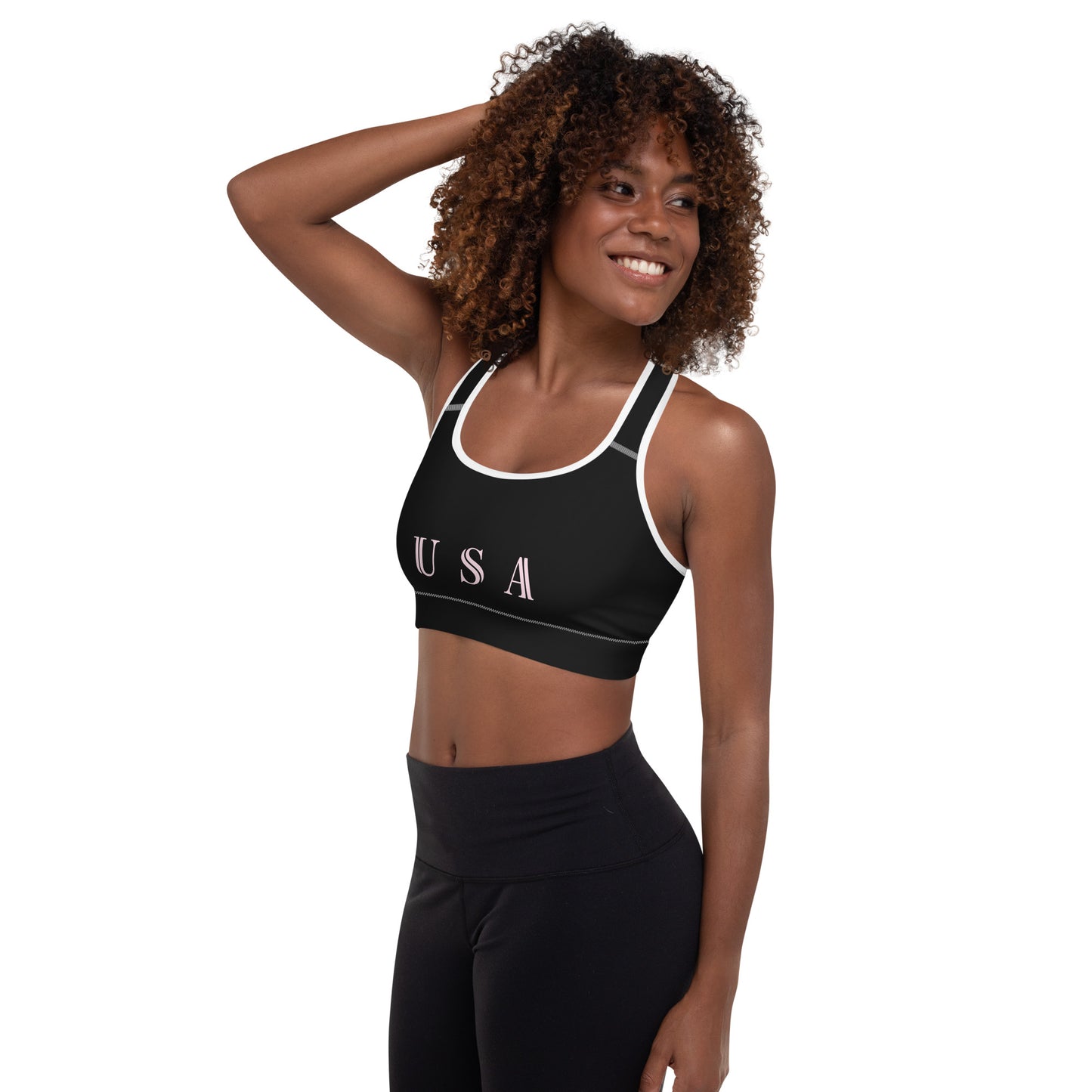 Women's Cycling Padded Sports Bra - Activewear Well